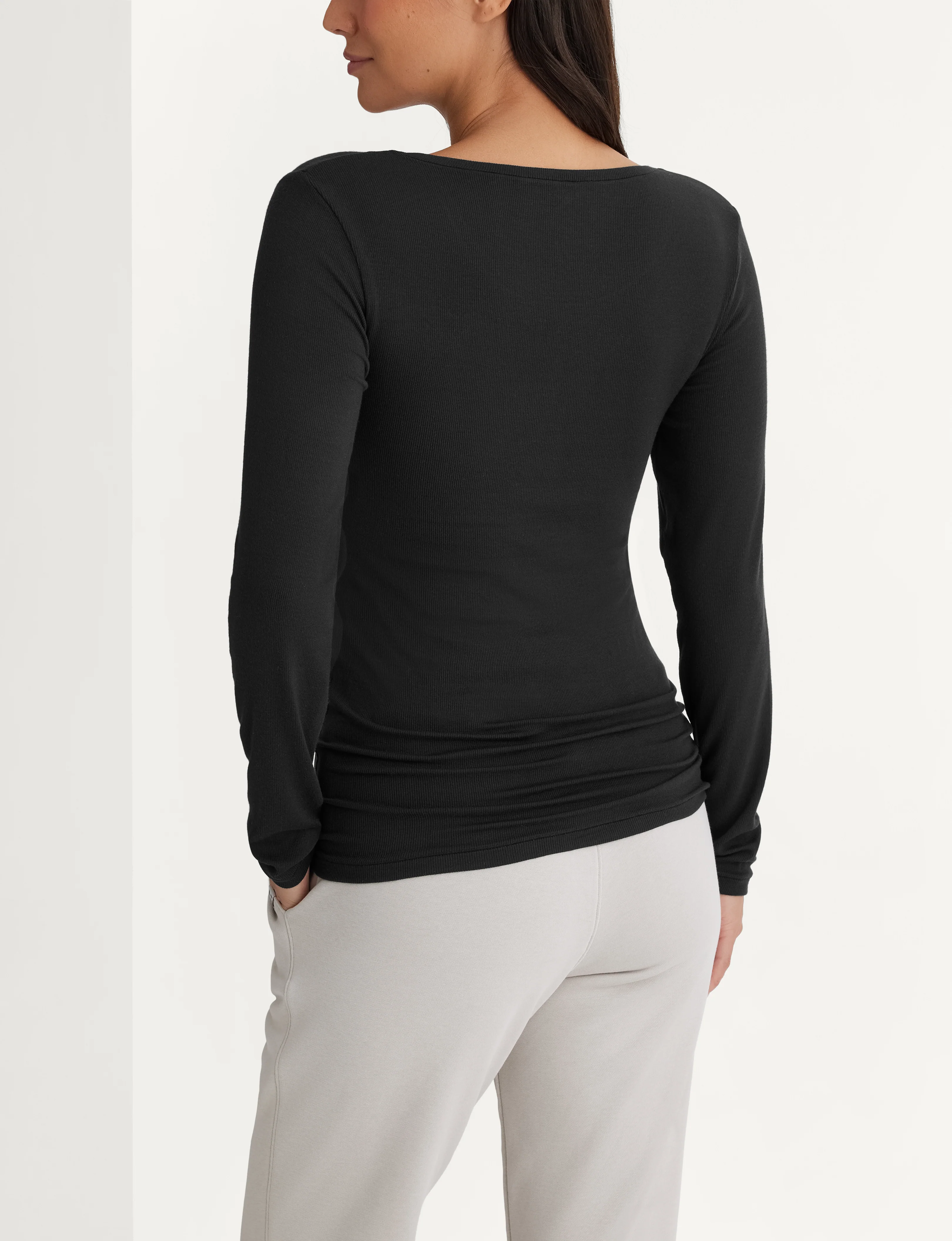 Women's Micro Rib Long Sleeve & Pant Set - Image 3