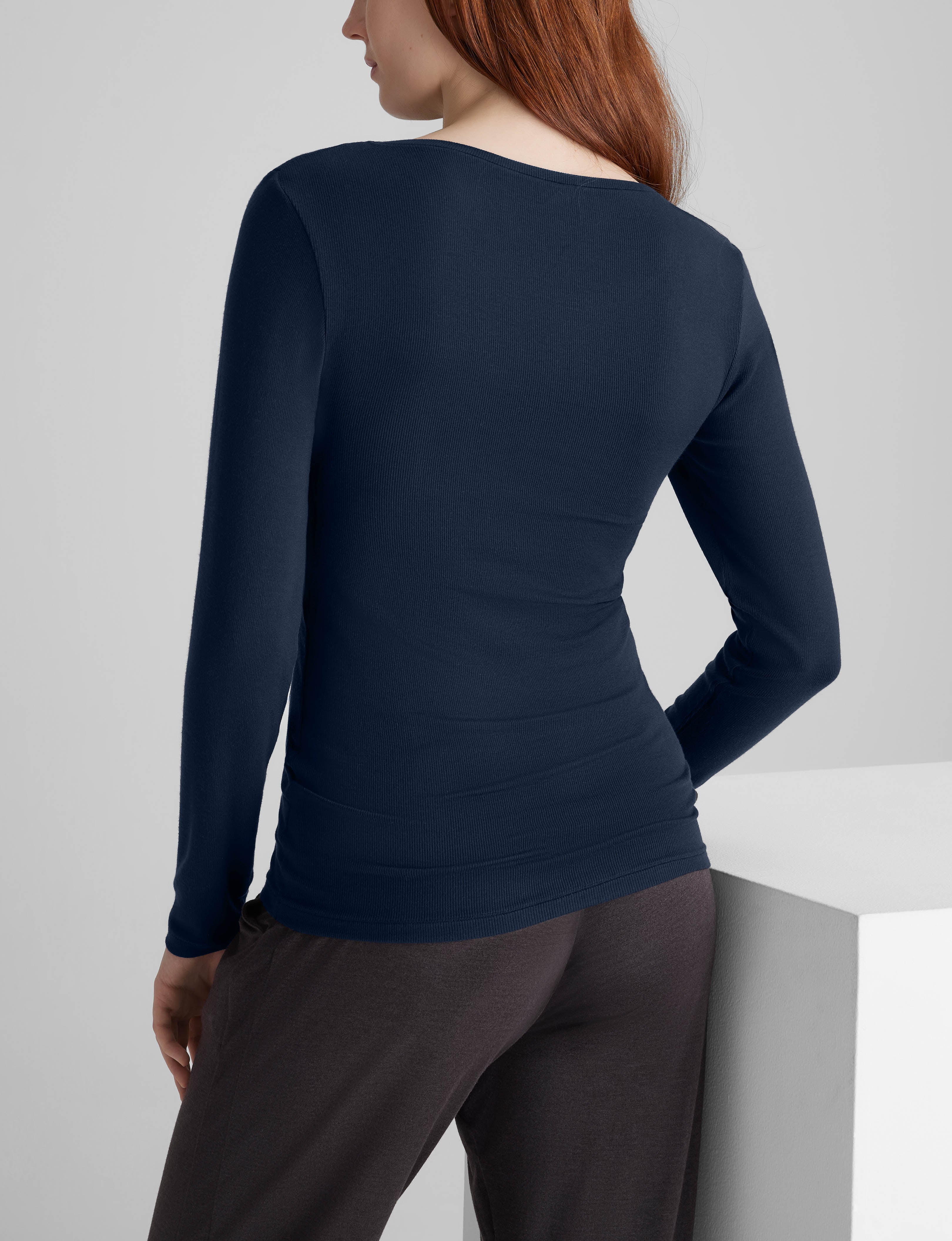 Women's Micro Rib Long Sleeve Tee - Image 10