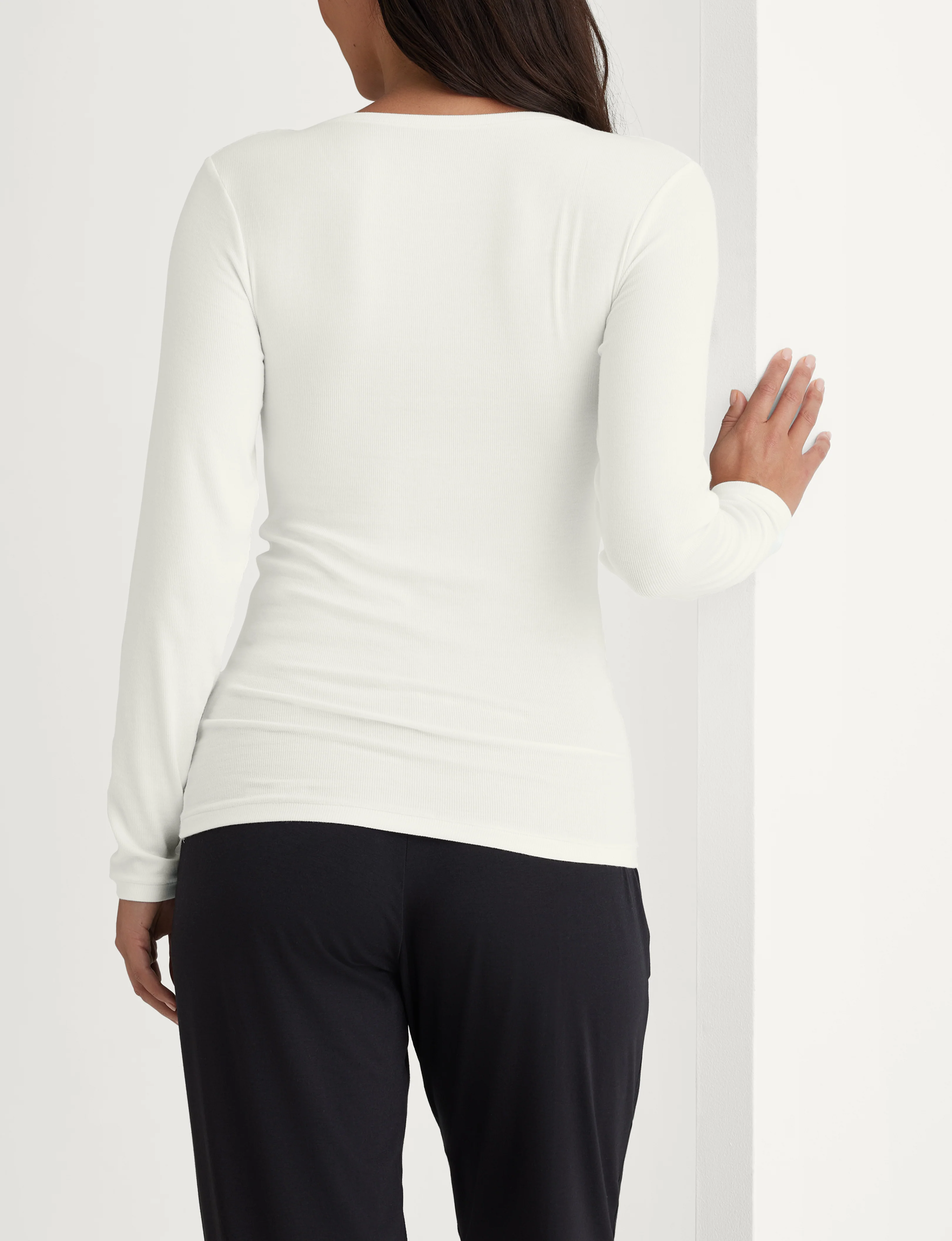 Women's Micro Rib Long Sleeve Tee - Image 22