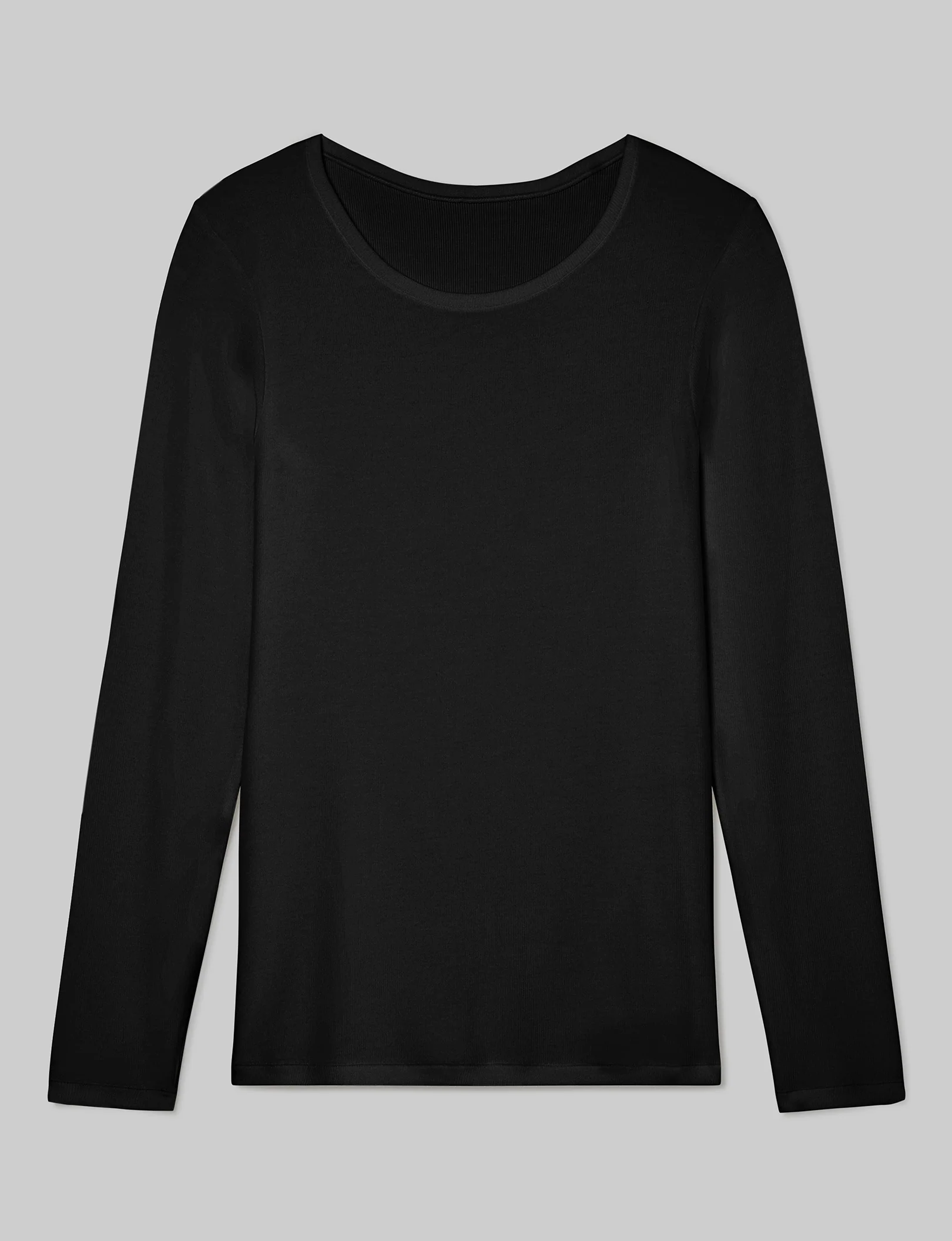 Women's Micro Rib Long Sleeve Tee - Image 6