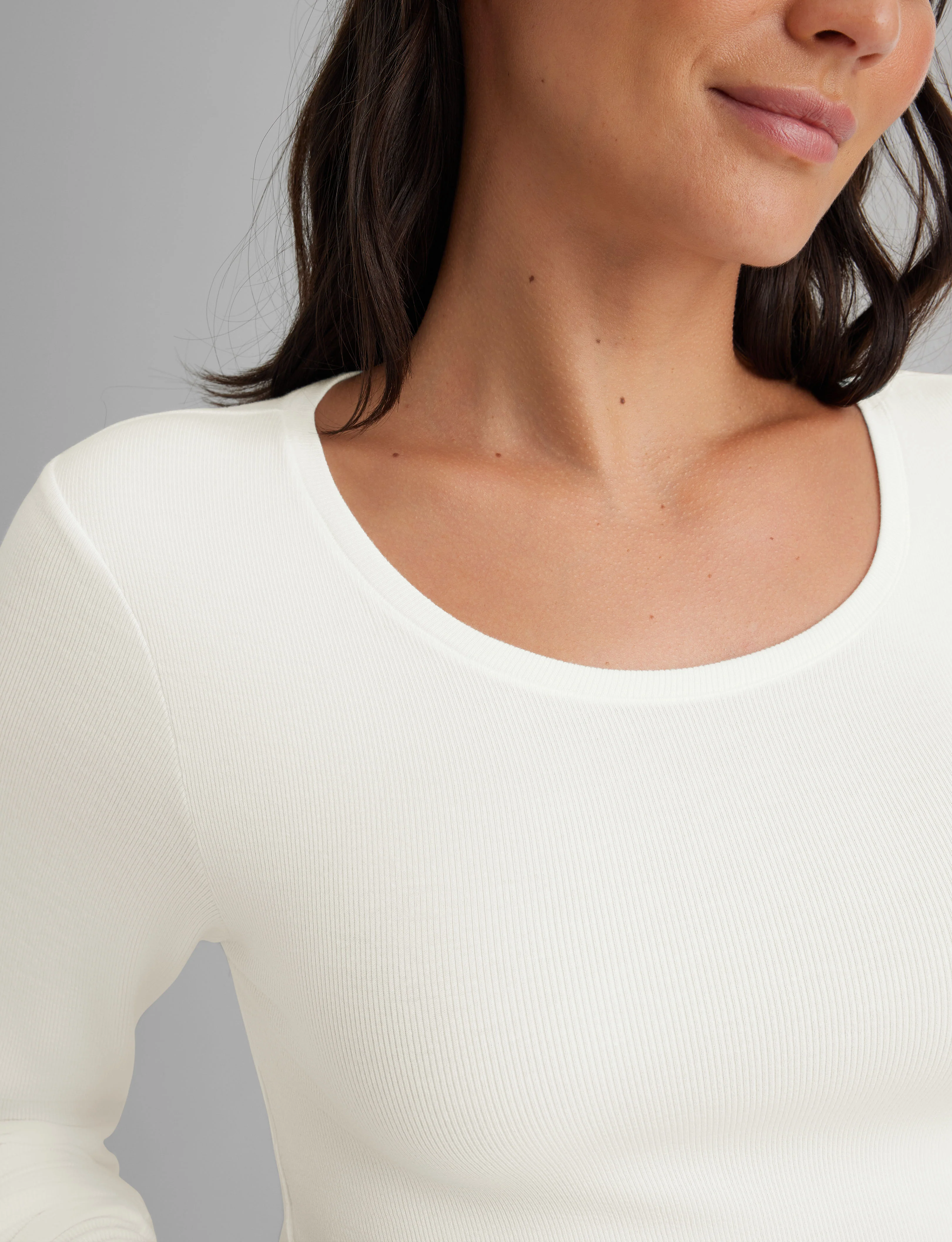 Women's Micro Rib Long Sleeve Tee - Image 8