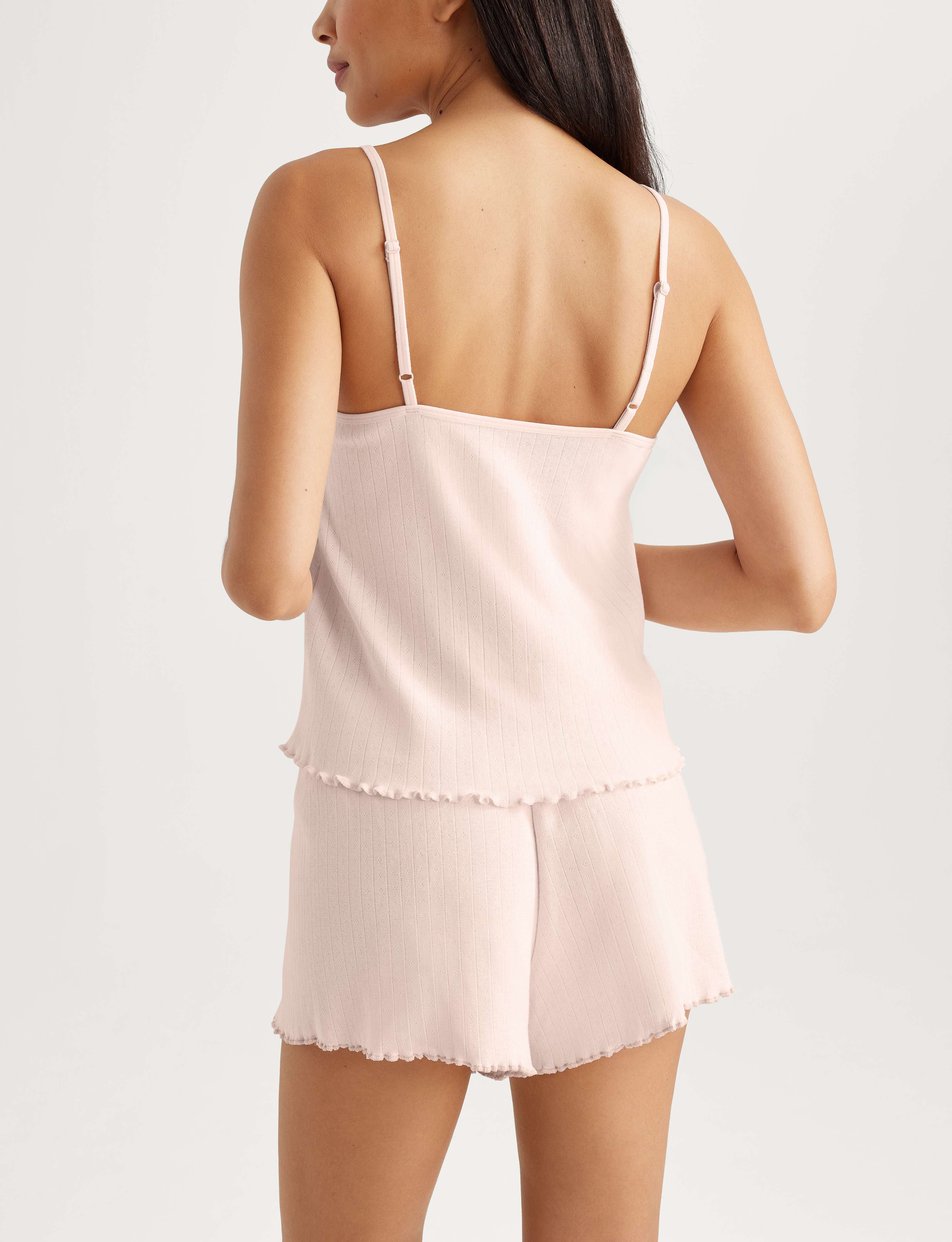 Women's Pointelle Rib Camisole - Image 10