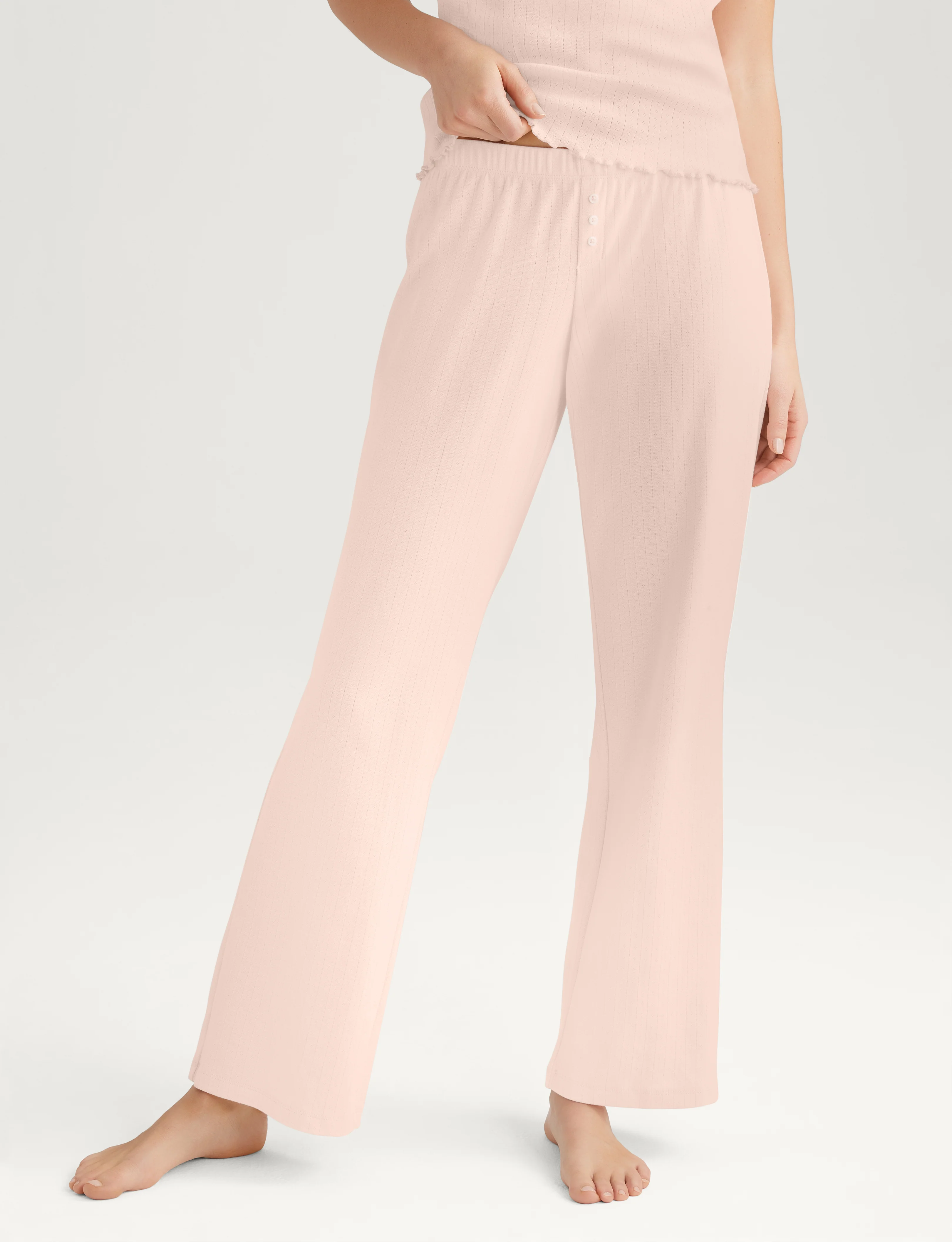 Women's Pointelle Rib Pant - Image 9