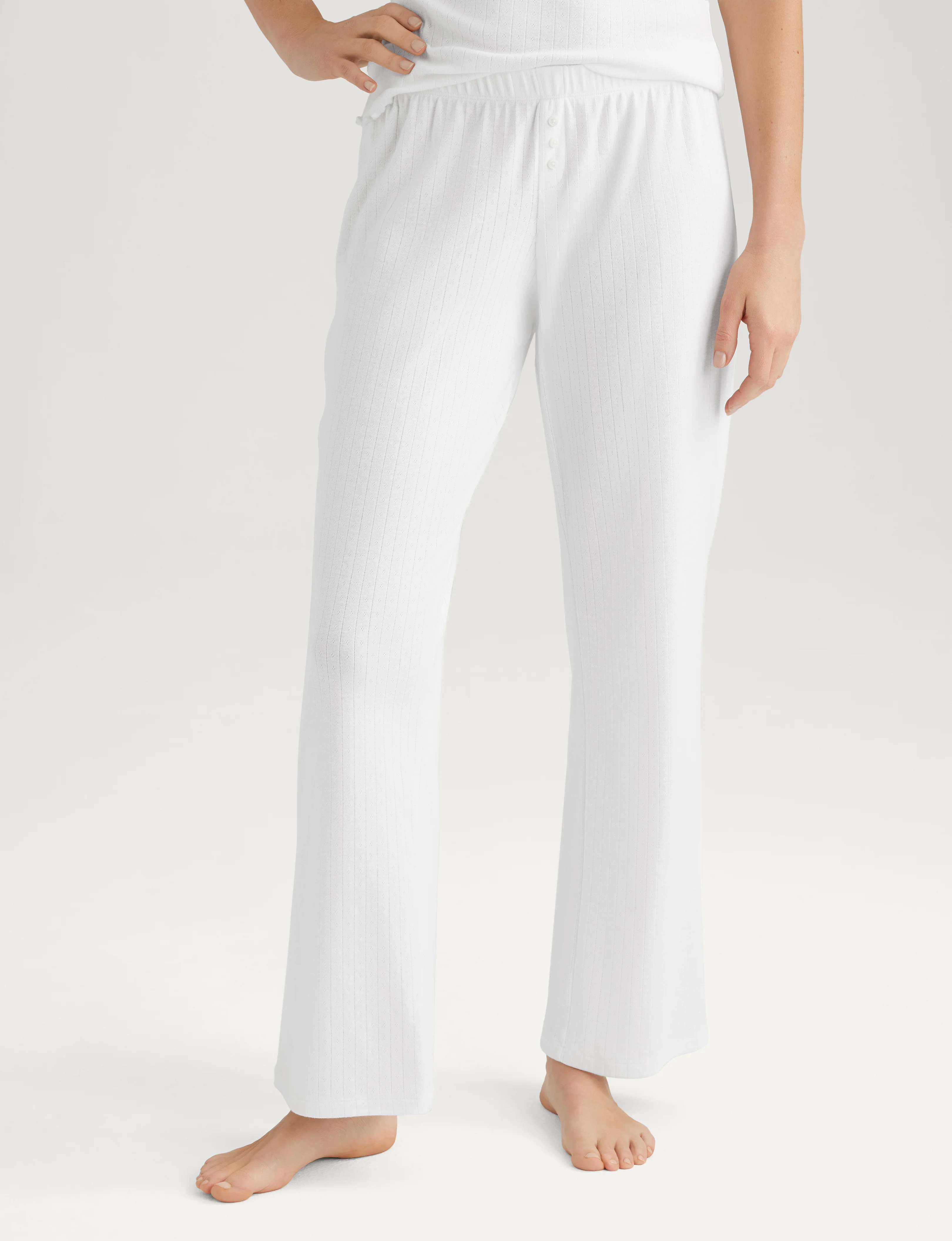 Women's Pointelle Rib Tank & Pant Set - Image 9