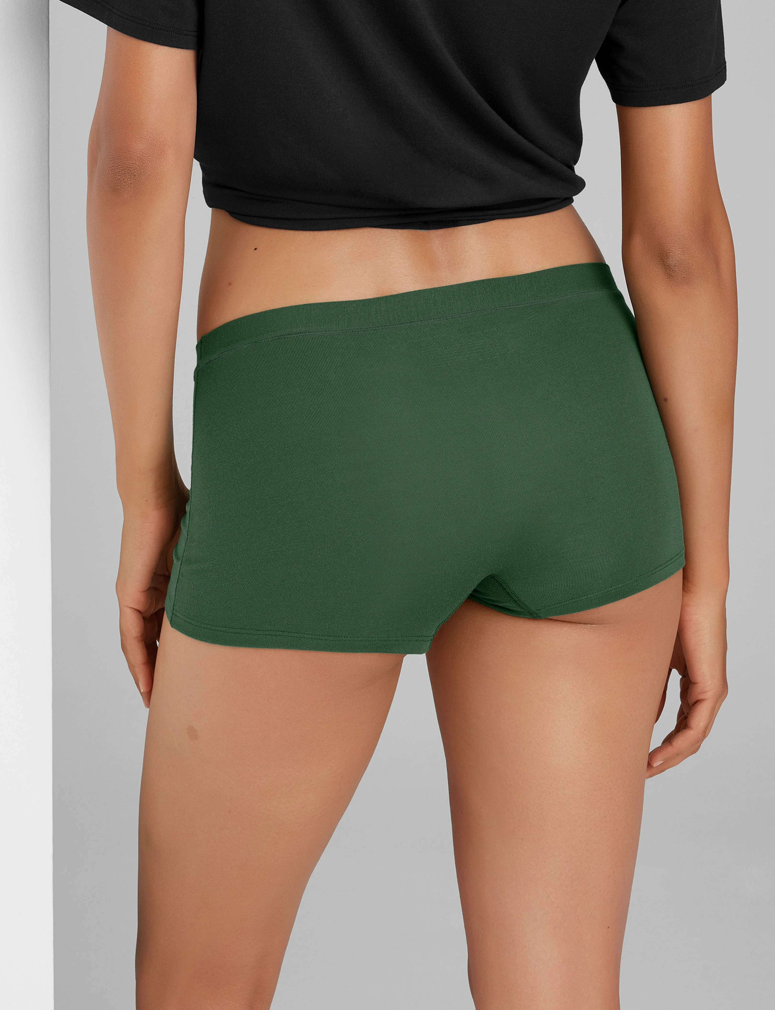 Women's Second Skin Boyshort - Image 11