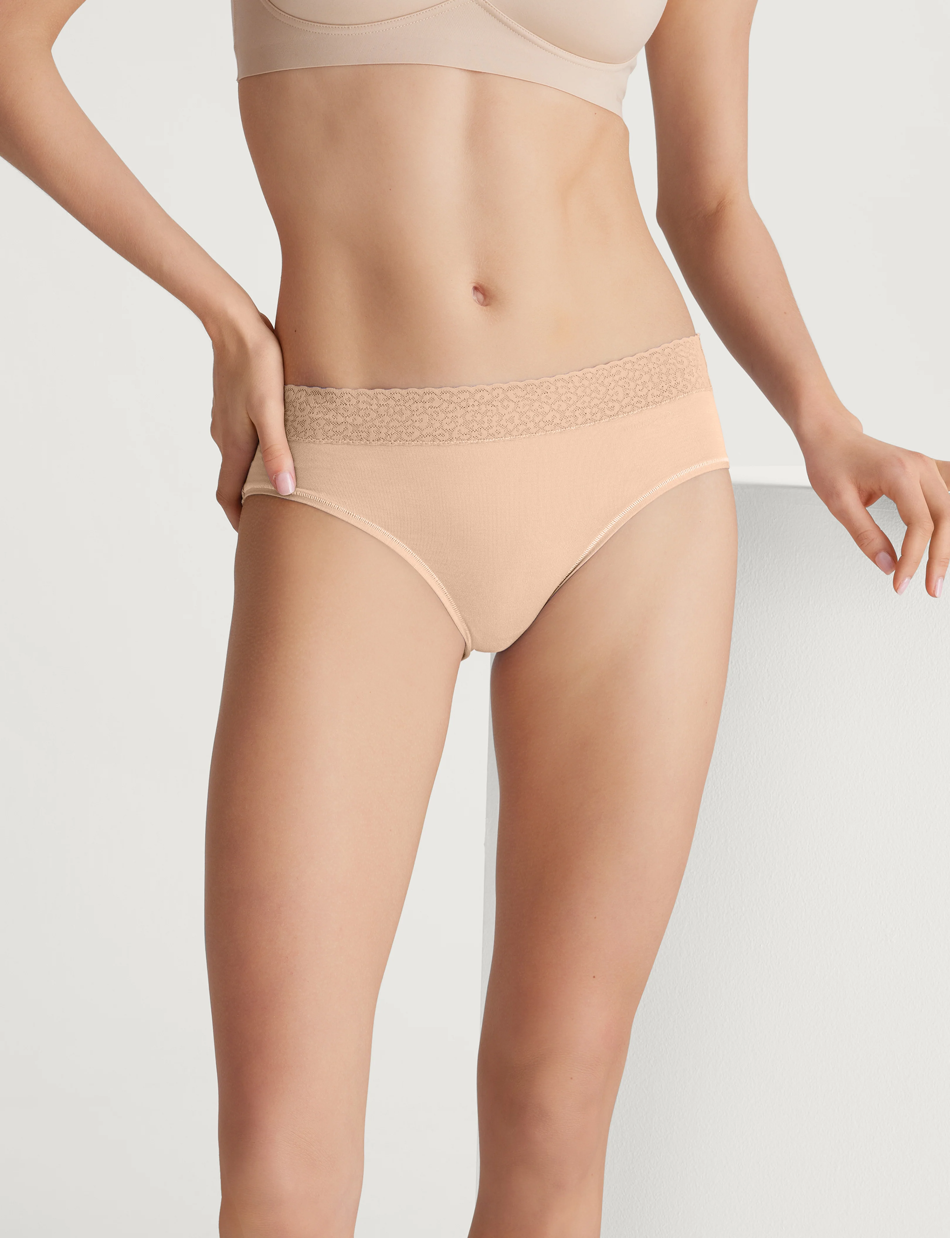 Women's Second Skin Brief, Lace Waist - Image 26