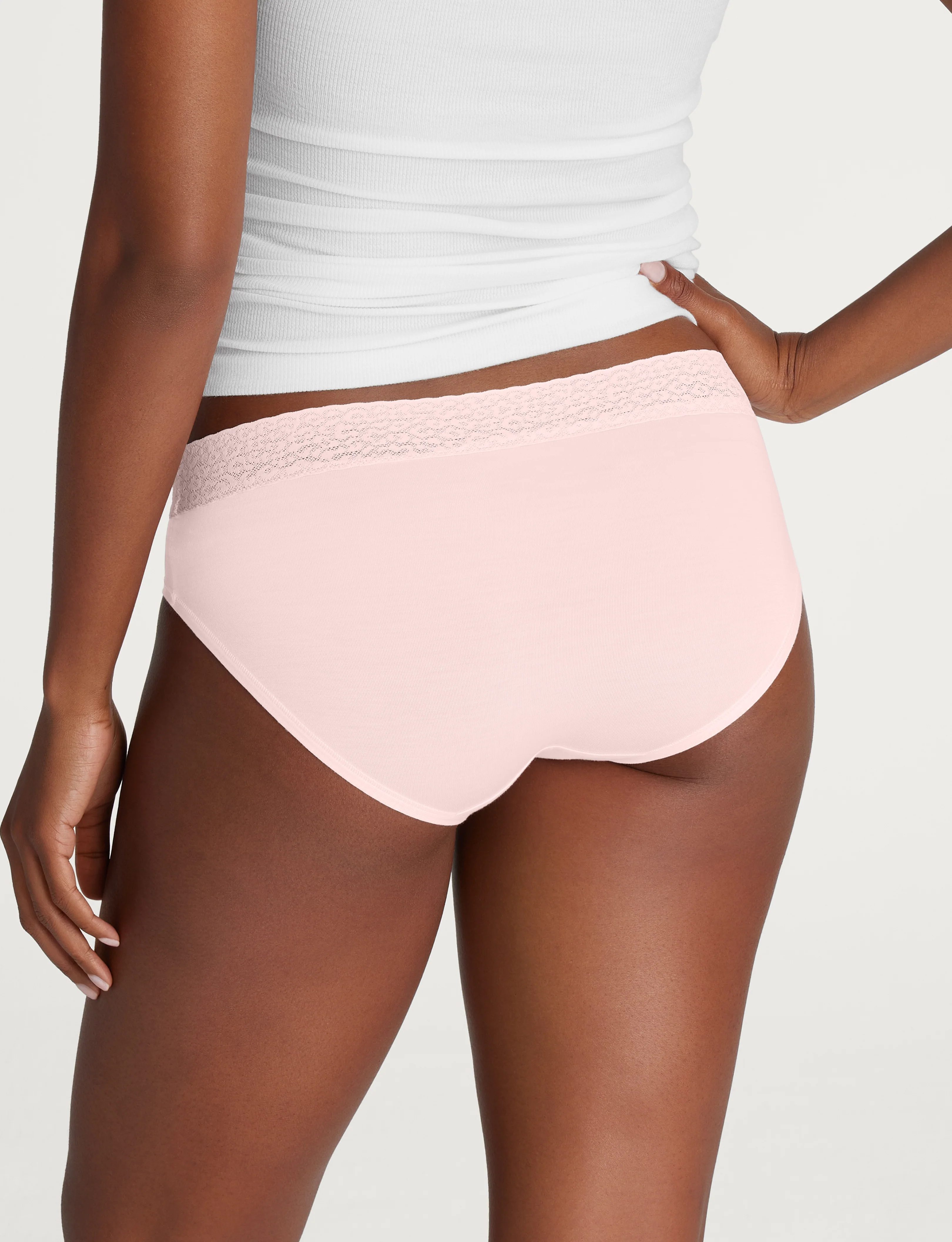 Women's Second Skin Brief, Lace Waist (3-Pack) - Image 11