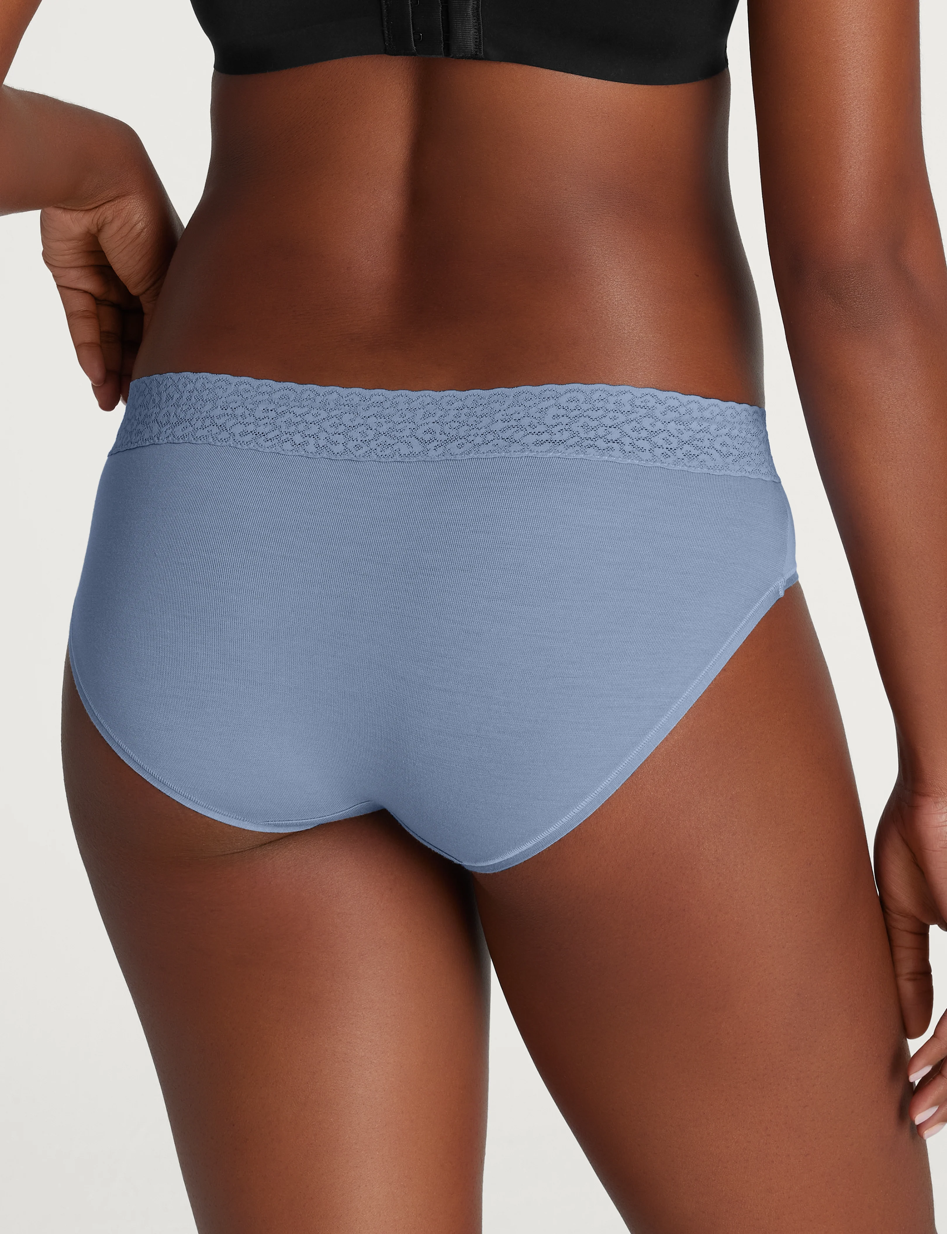 Women's Second Skin Brief, Lace Waist - Image 3