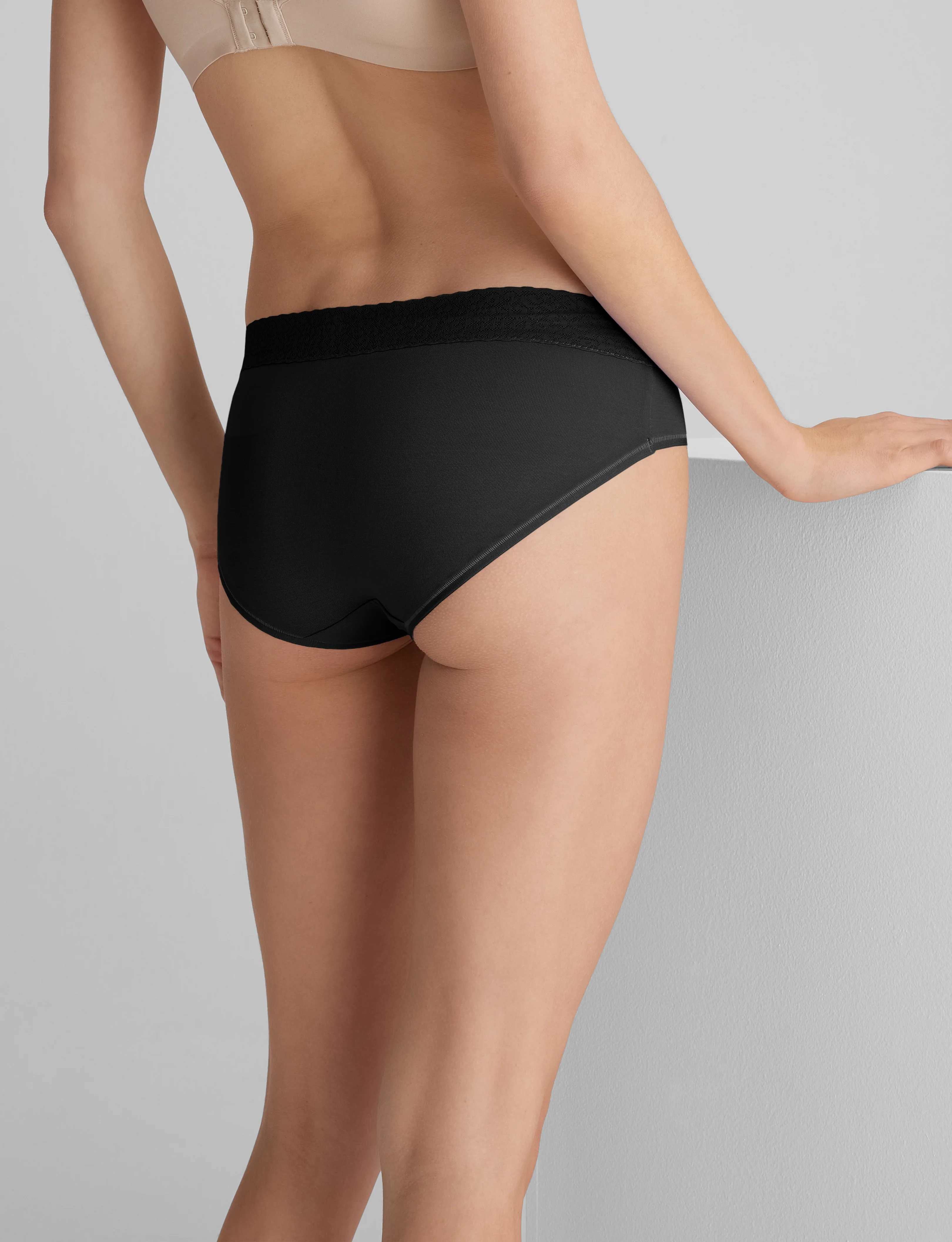 Women's Second Skin Brief, Lace Waist - Image 6