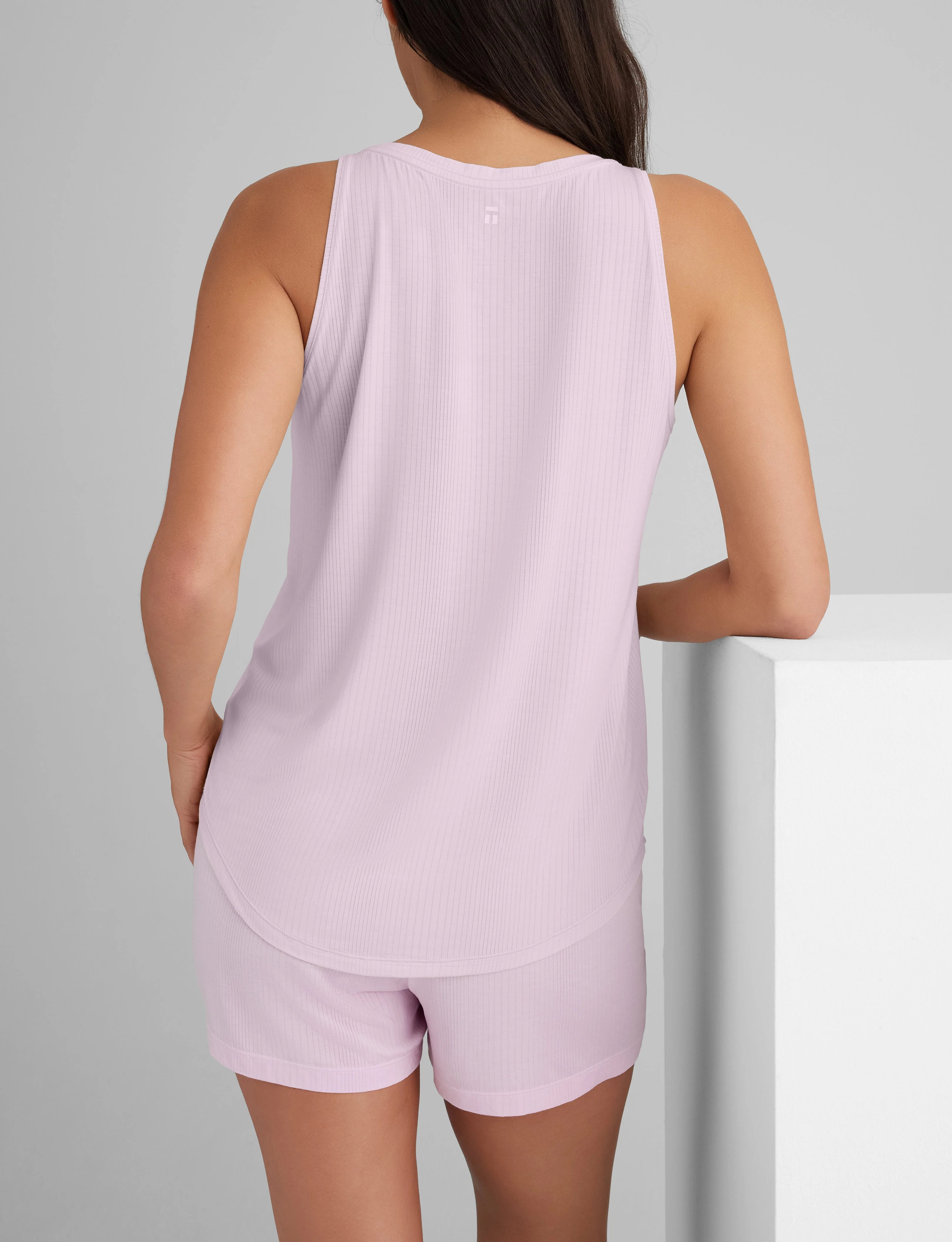 Women's Second Skin Luxe Rib Sleep Tank - Image 14