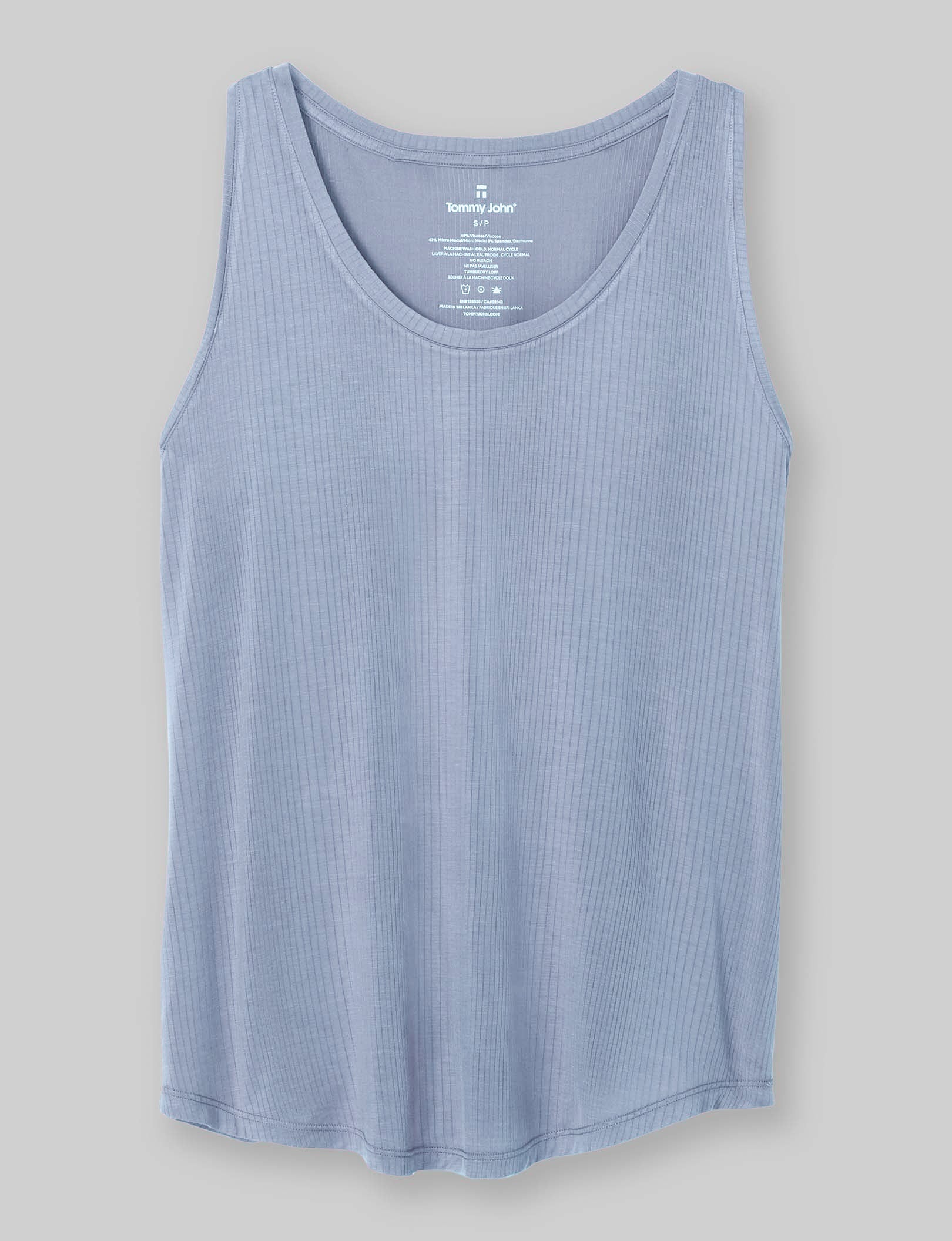 Women's Second Skin Luxe Rib Sleep Tank - Image 30