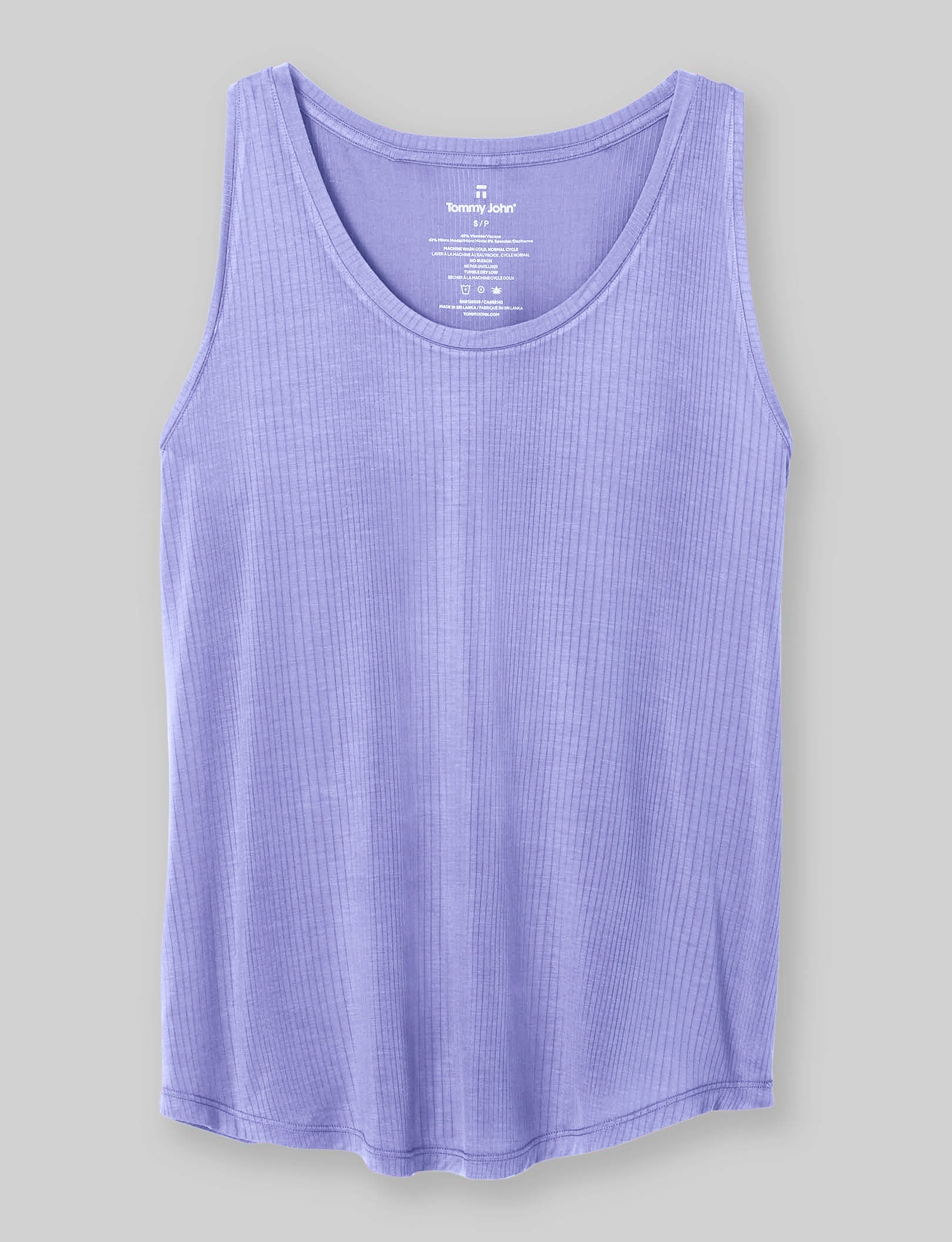 Women's Second Skin Luxe Rib Sleep Tank - Image 43