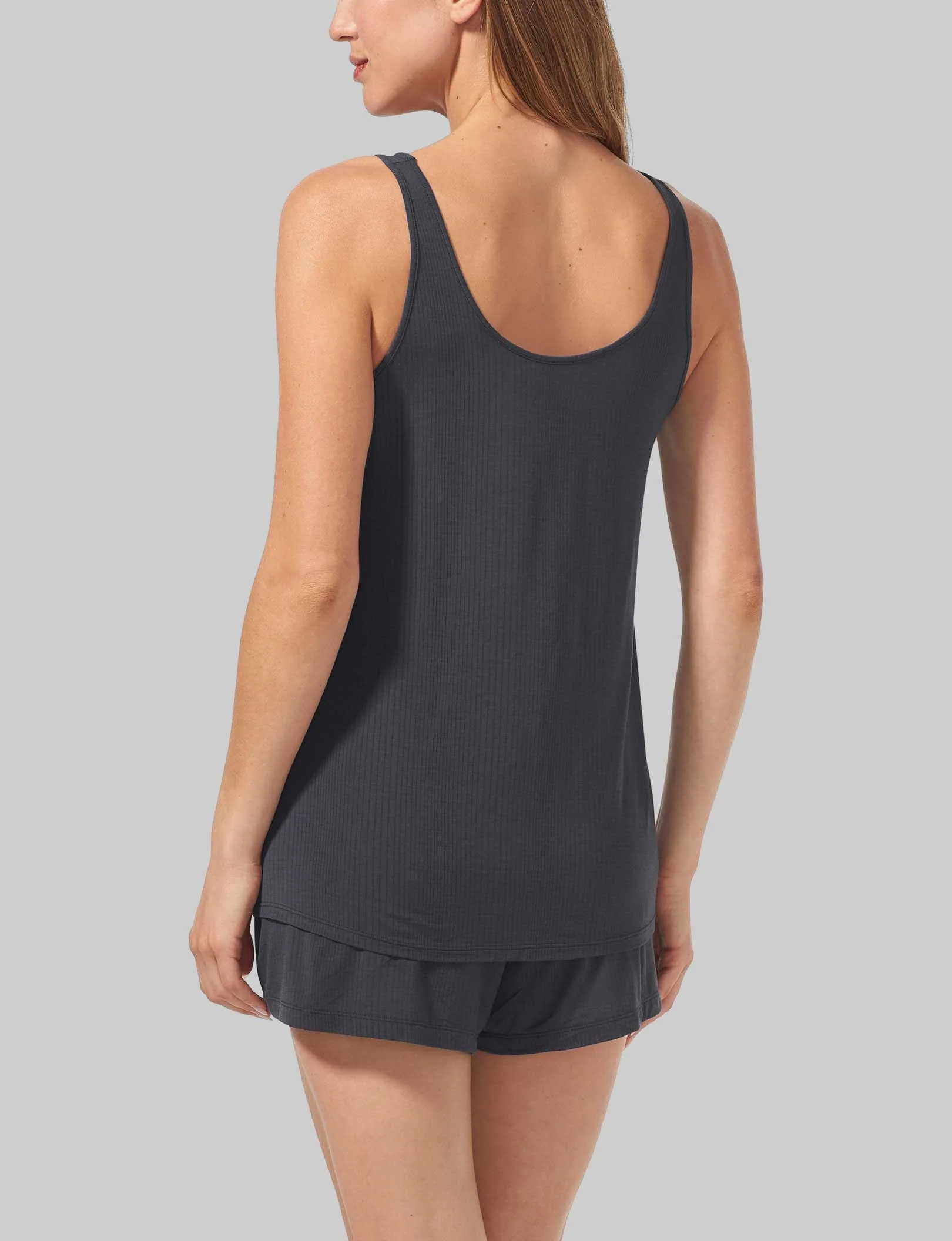 Women's Second Skin Luxe Rib Sleep Tank - Image 54