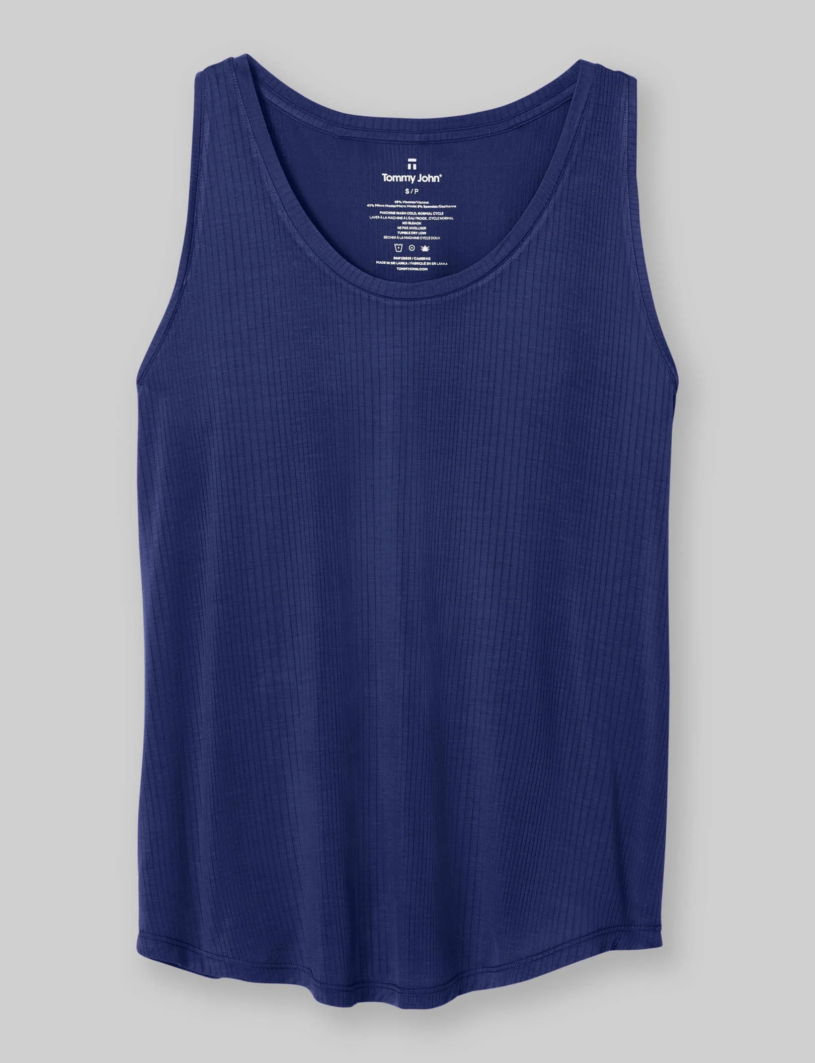 Women's Second Skin Luxe Rib Sleep Tank - Image 84