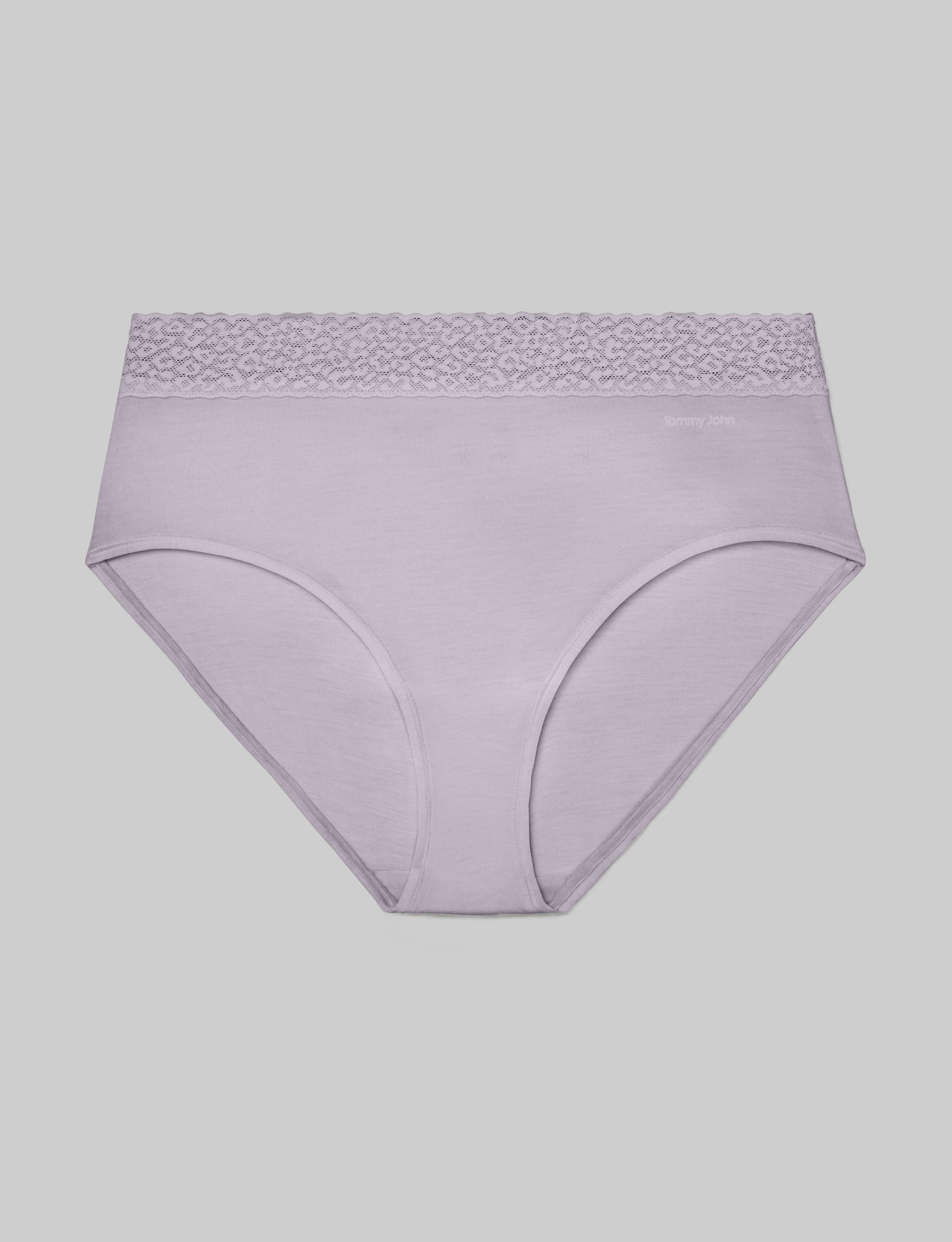 Women's Second Skin High Rise Brief, Lace Waist - Image 12