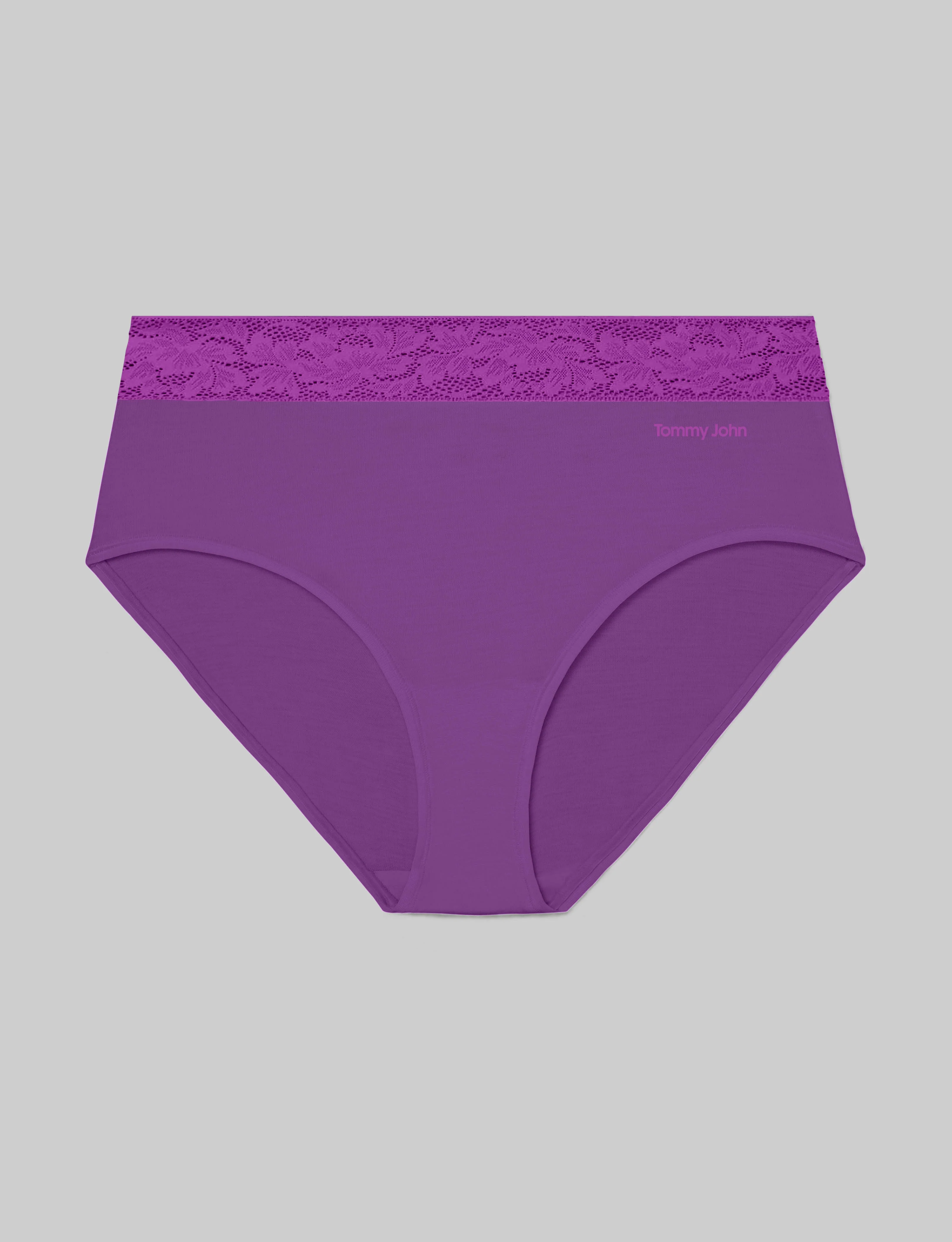Women's Second Skin High Rise Brief, Lace Waist - Image 9