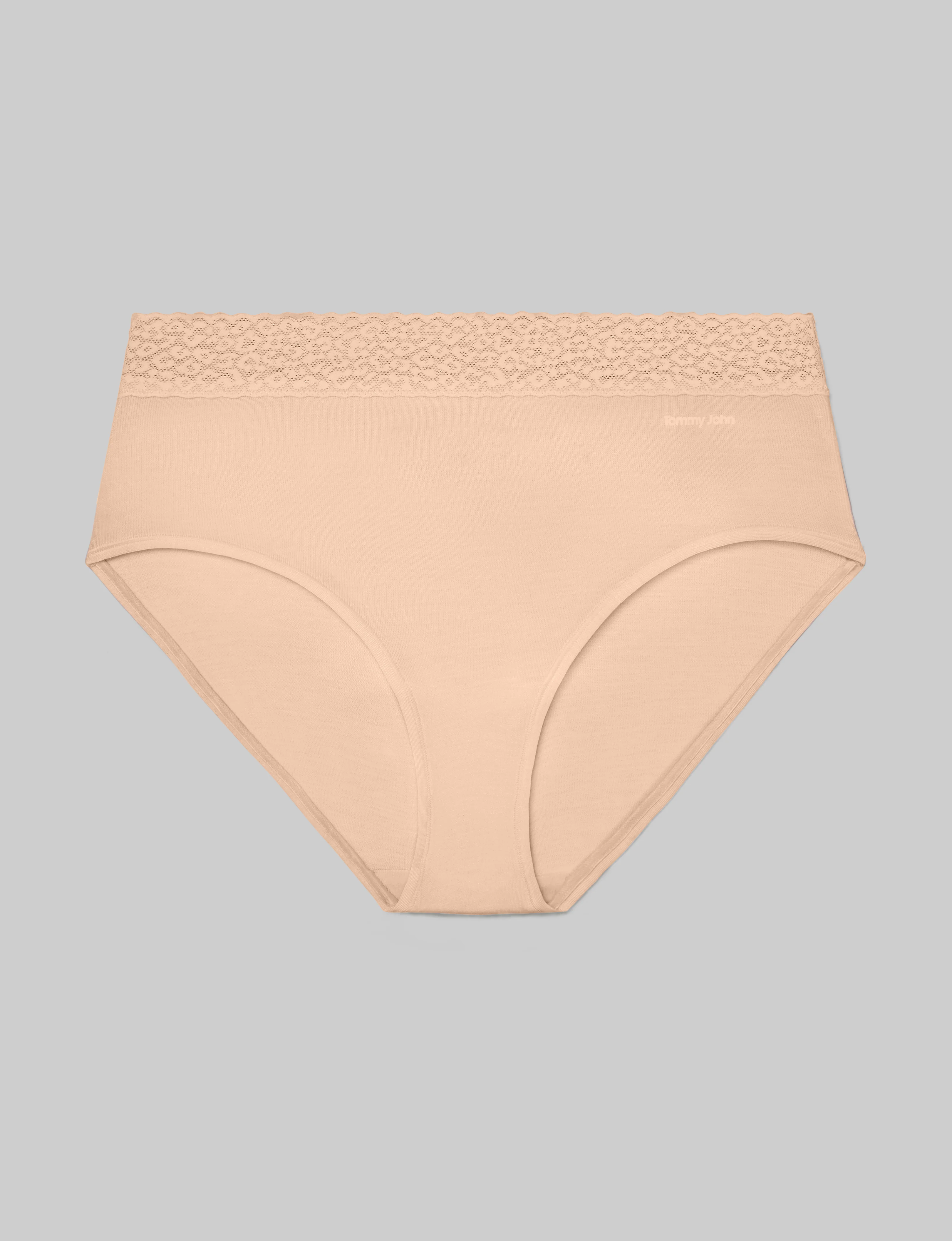 Women's Second Skin High Rise Brief, Lace Waist - Image 10