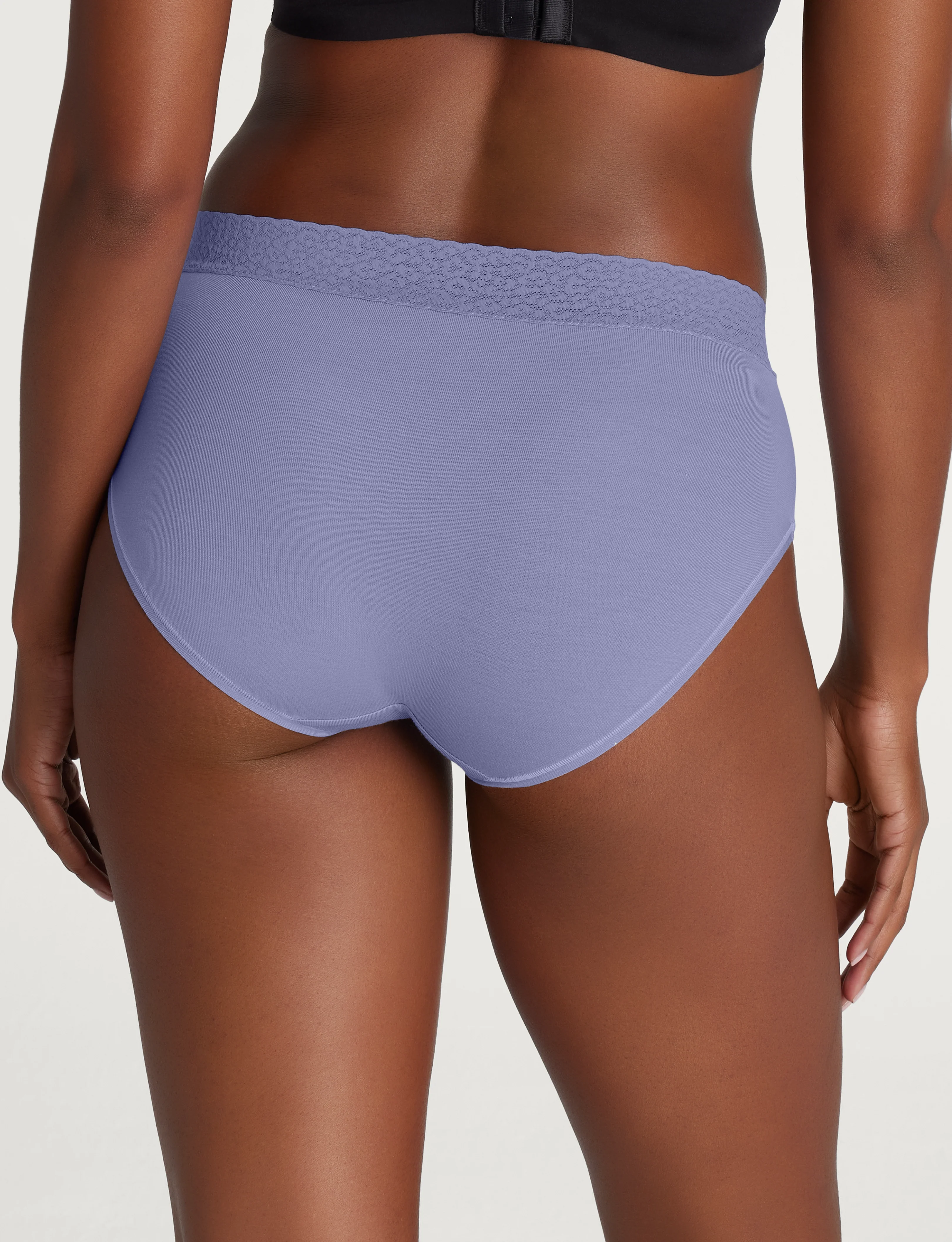 Women's Second Skin High Rise Brief, Lace Waist - Image 18