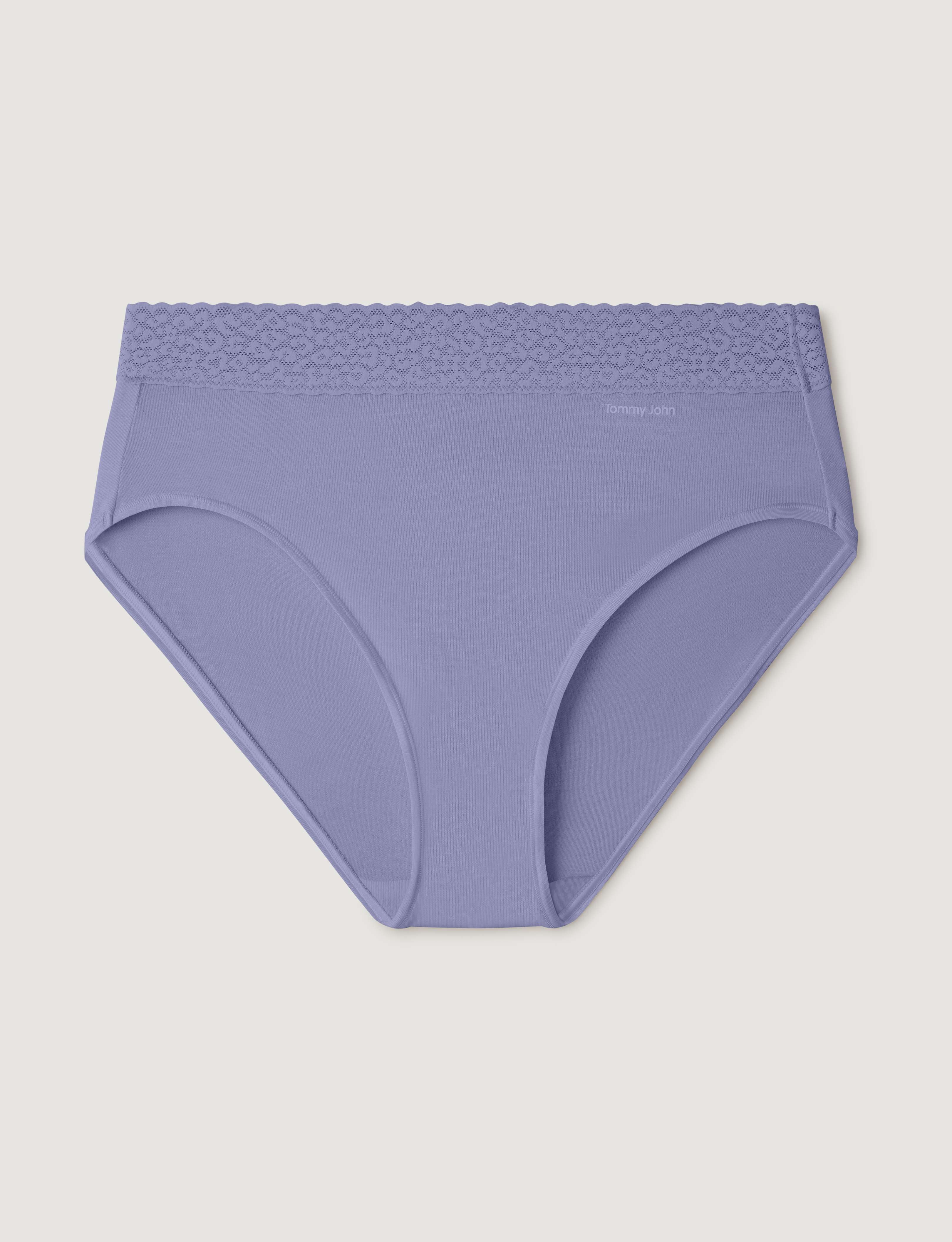 Women's Second Skin High Rise Brief, Lace Waist - Image 20