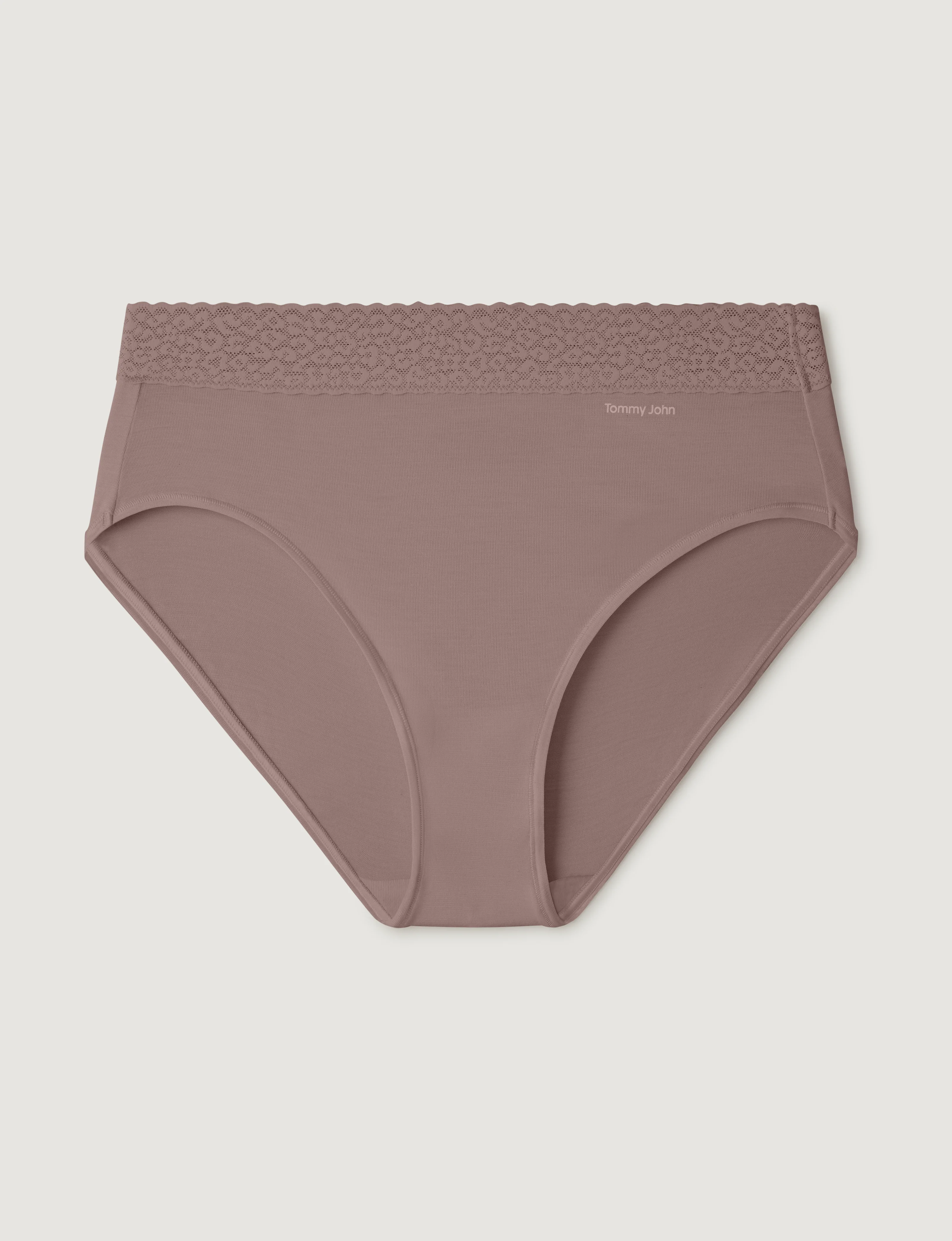 Women's Second Skin High Rise Brief, Lace Waist - Image 31