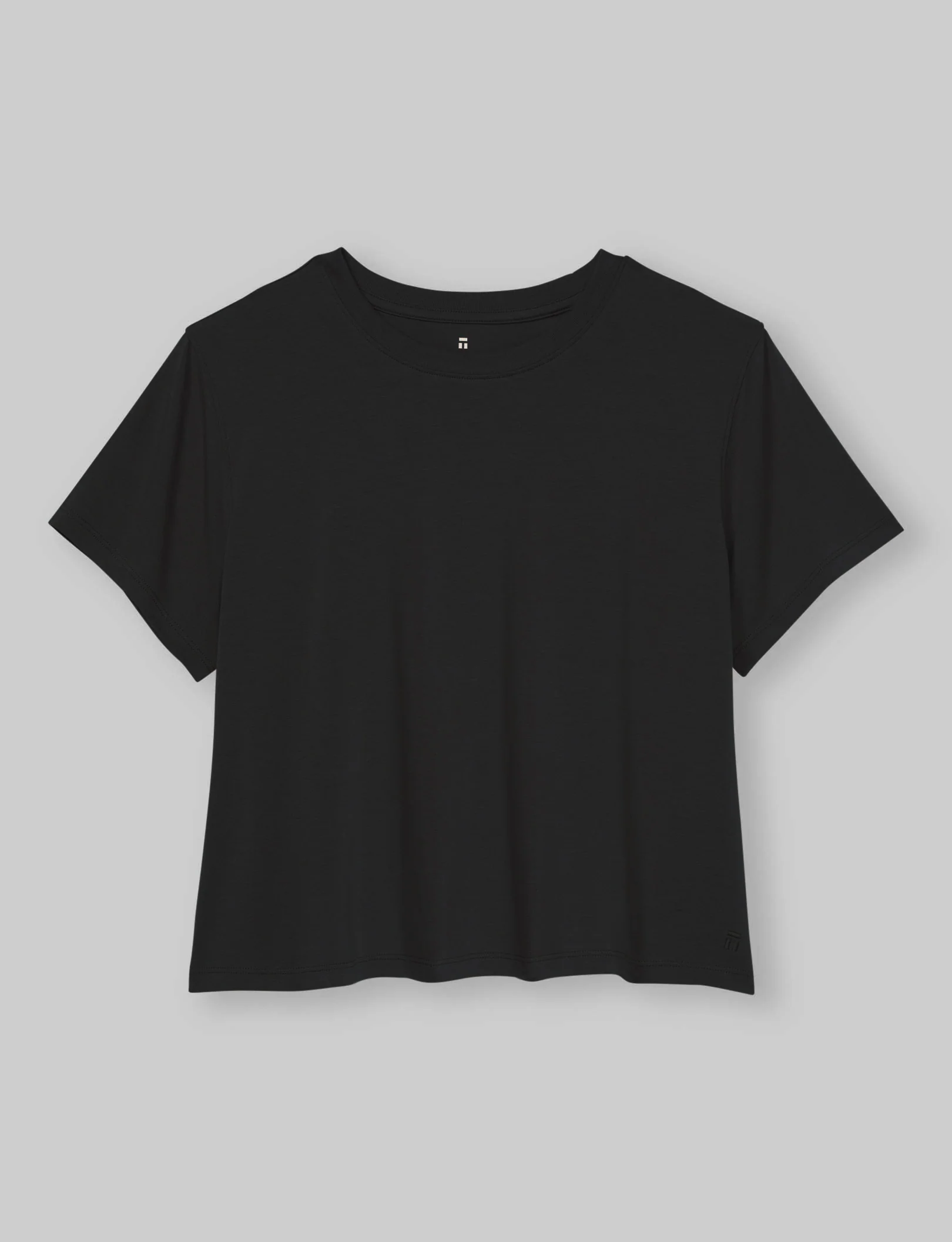 Women's Second Skin Not-Too-Cropped Crew Neck Tee - Image 12