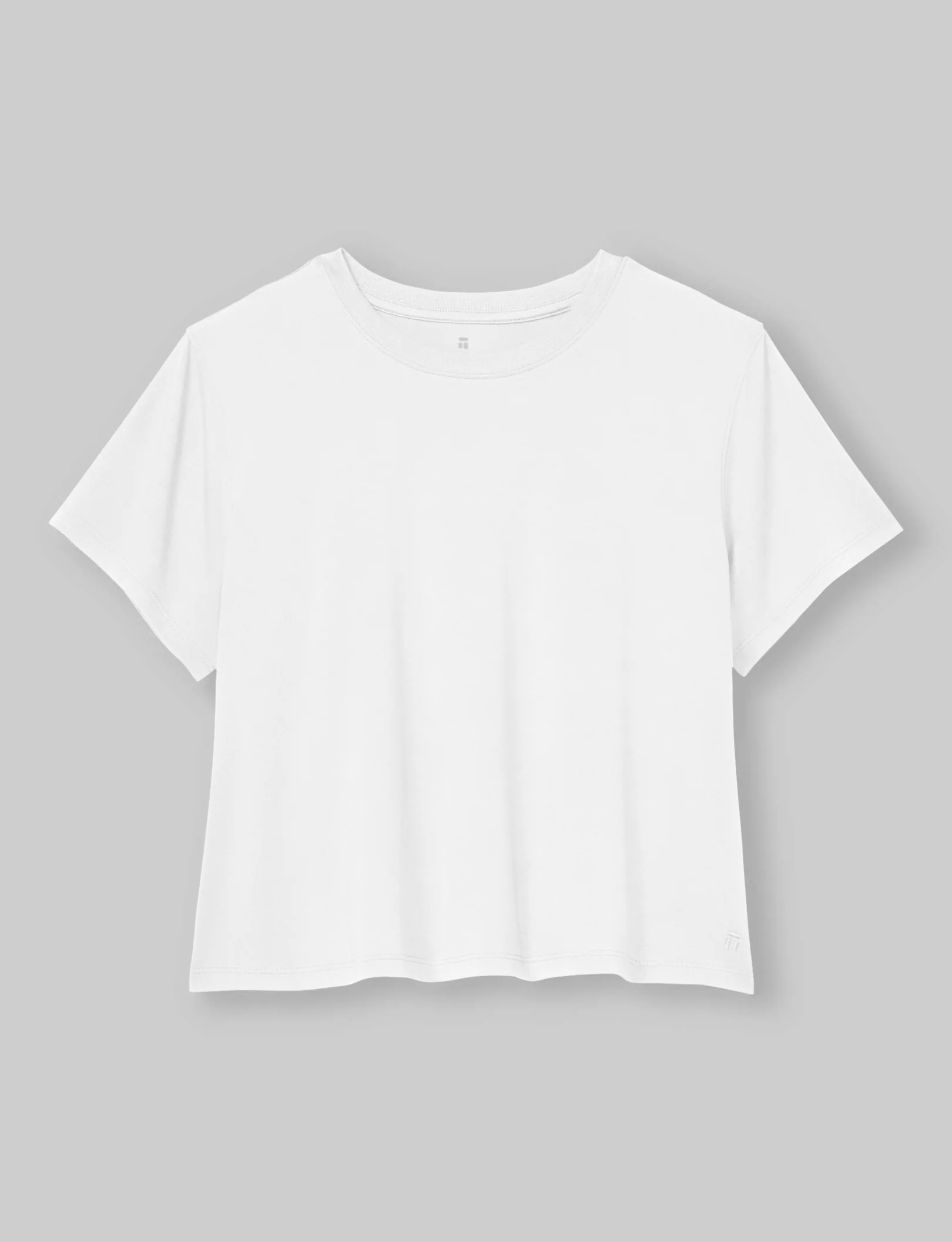 Women's Second Skin Not-Too-Cropped Crew Neck Tee - Image 13