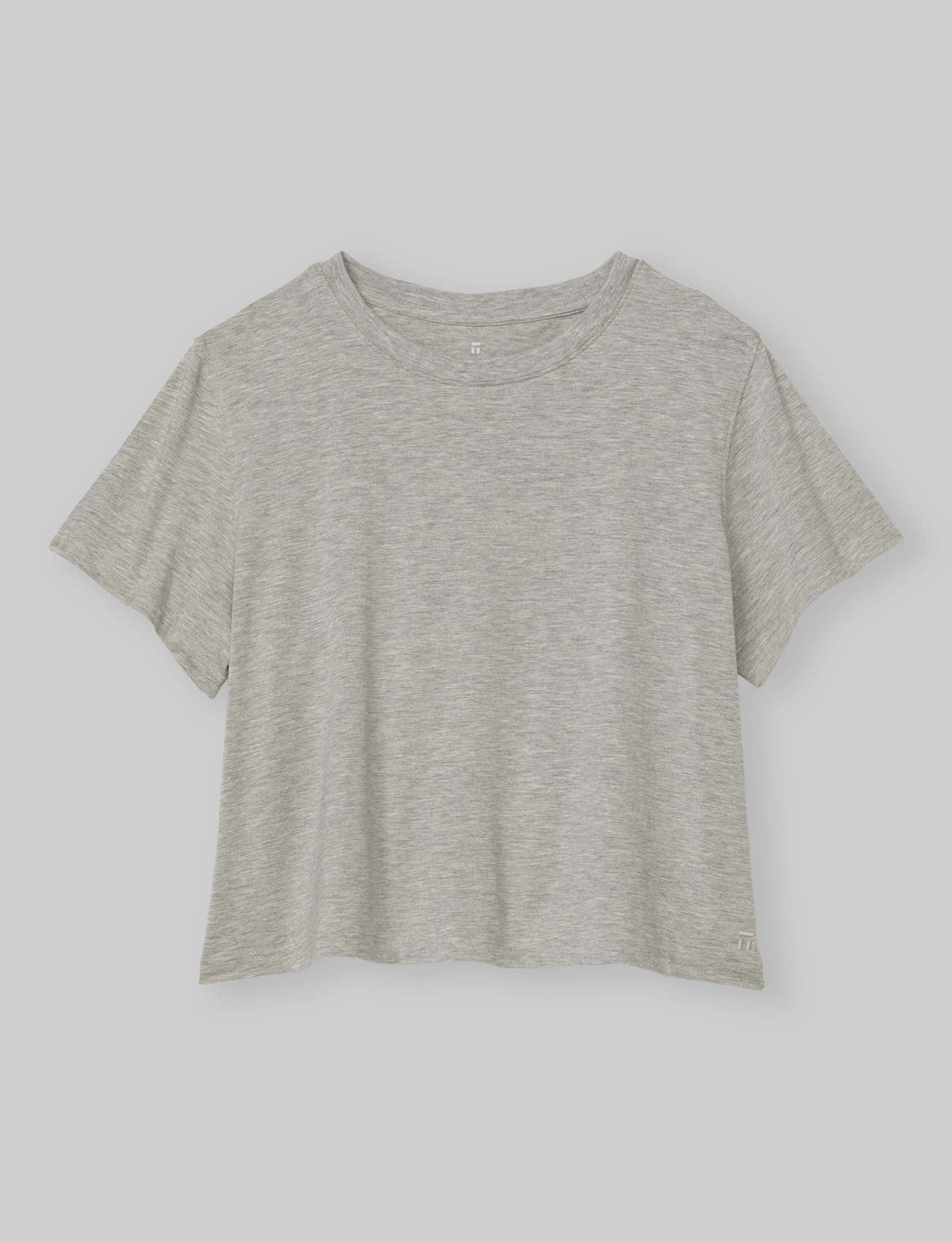 Women's Second Skin Not-Too-Cropped Crew Neck Tee - Image 15