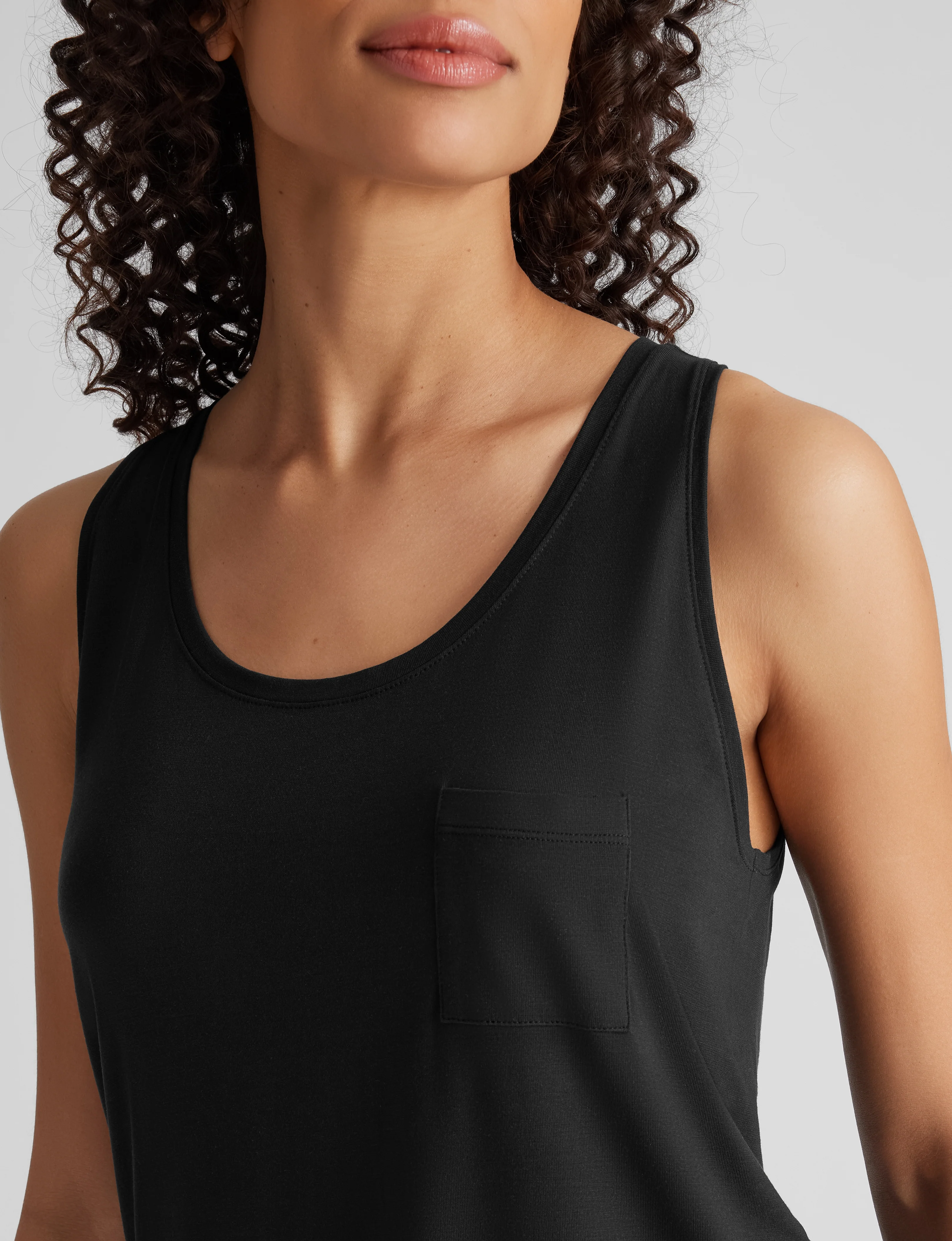 Women's Second Skin Sleep Pocket Tank - Image 8