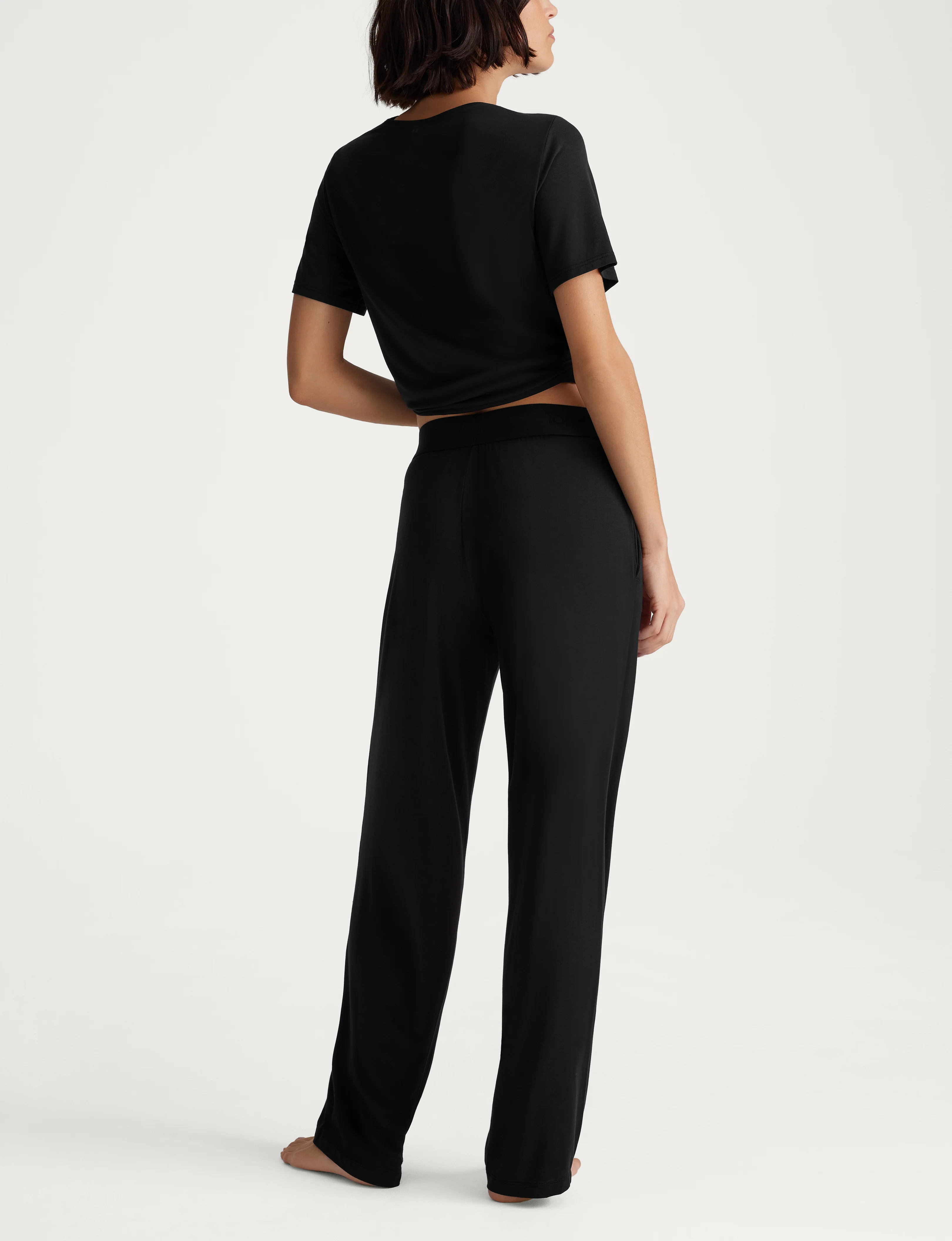 Women's Second Skin Sleep Pocket Tee & Pant Set - Image 19