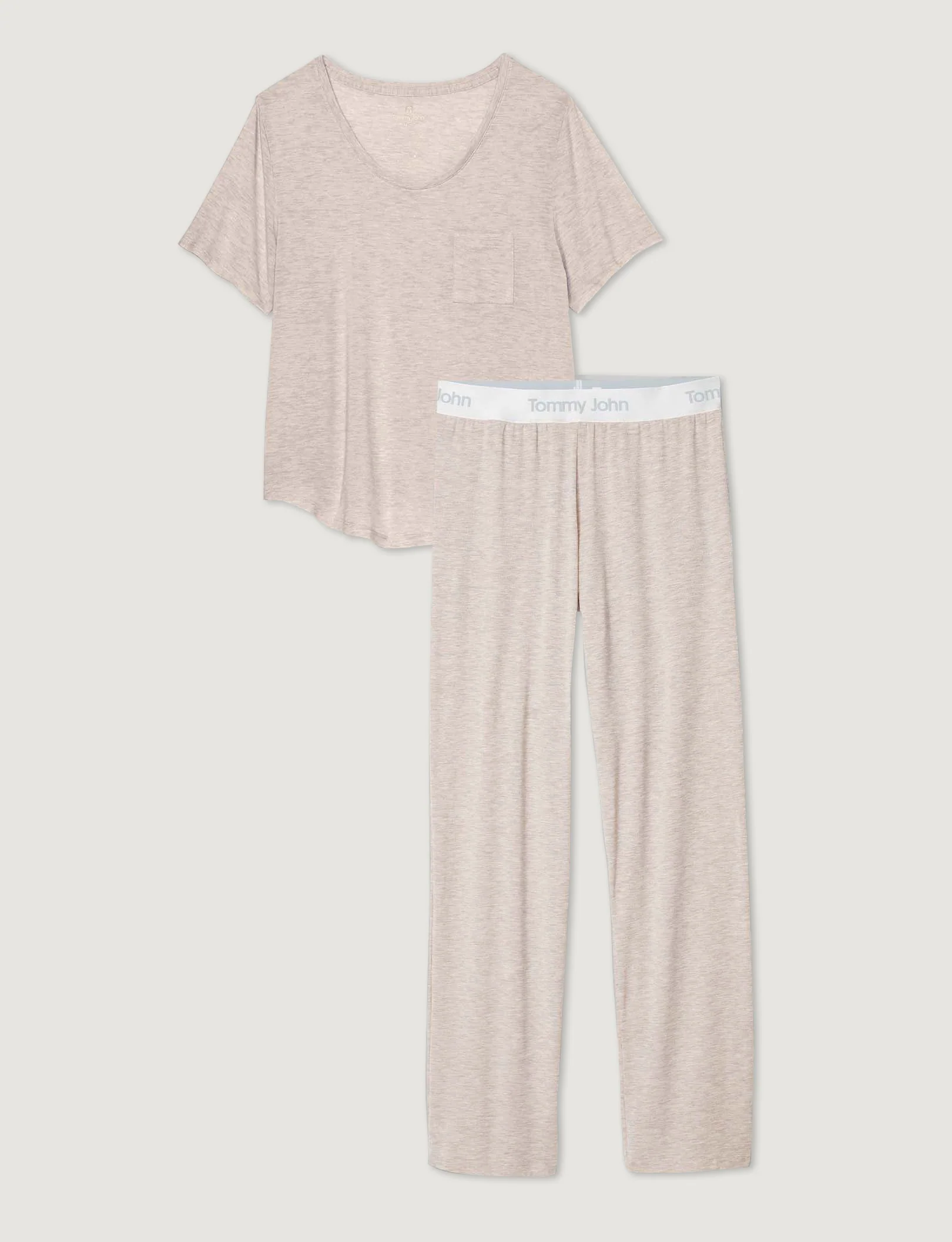 Women's Second Skin Sleep Pocket Tee & Pant Set - Image 23