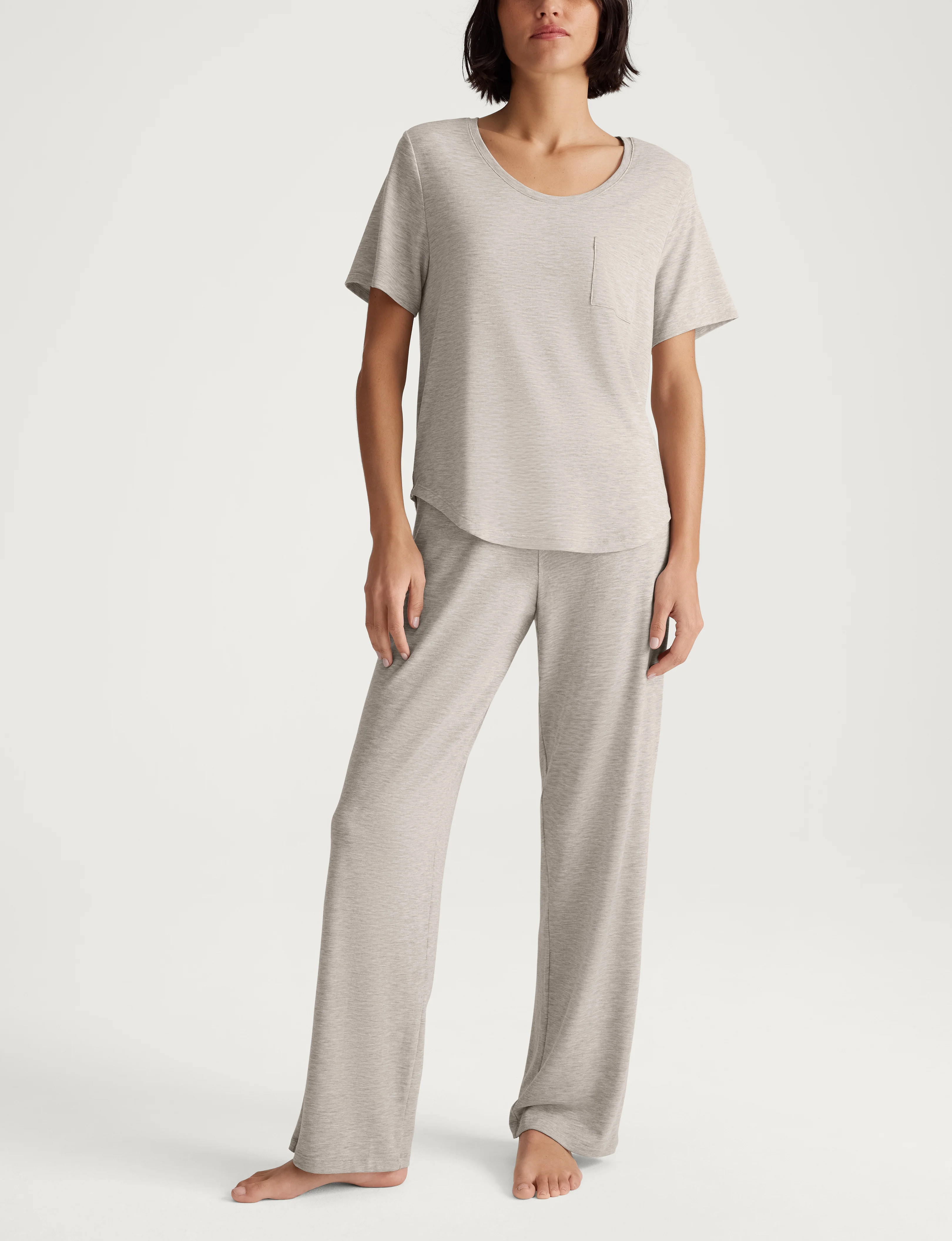 Women's Second Skin Sleep Pocket Tee & Pant Set - Image 24
