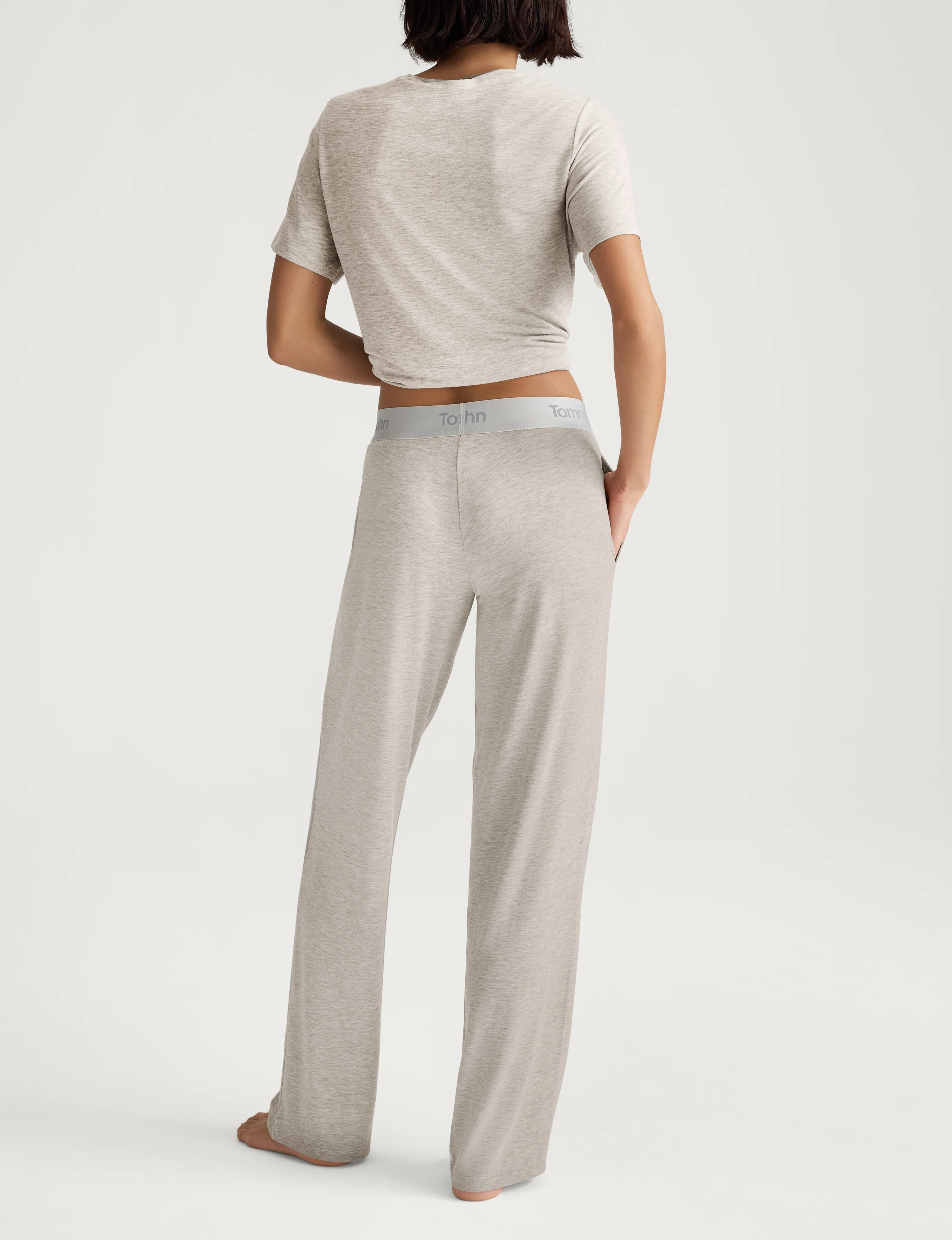 Women's Second Skin Sleep Pocket Tee & Pant Set - Image 25