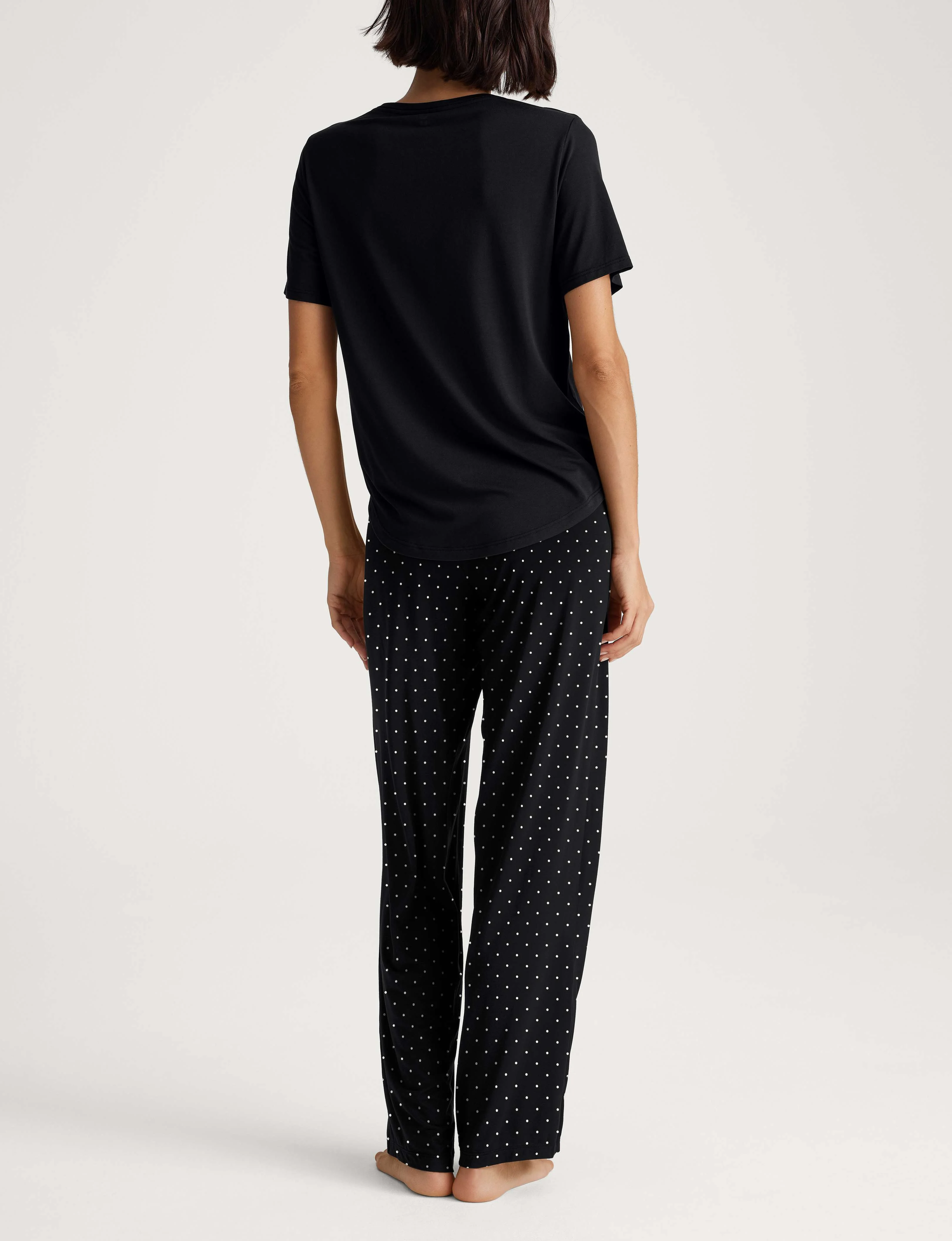 Women's Second Skin Sleep Pocket Tee & Pant Set - Image 31