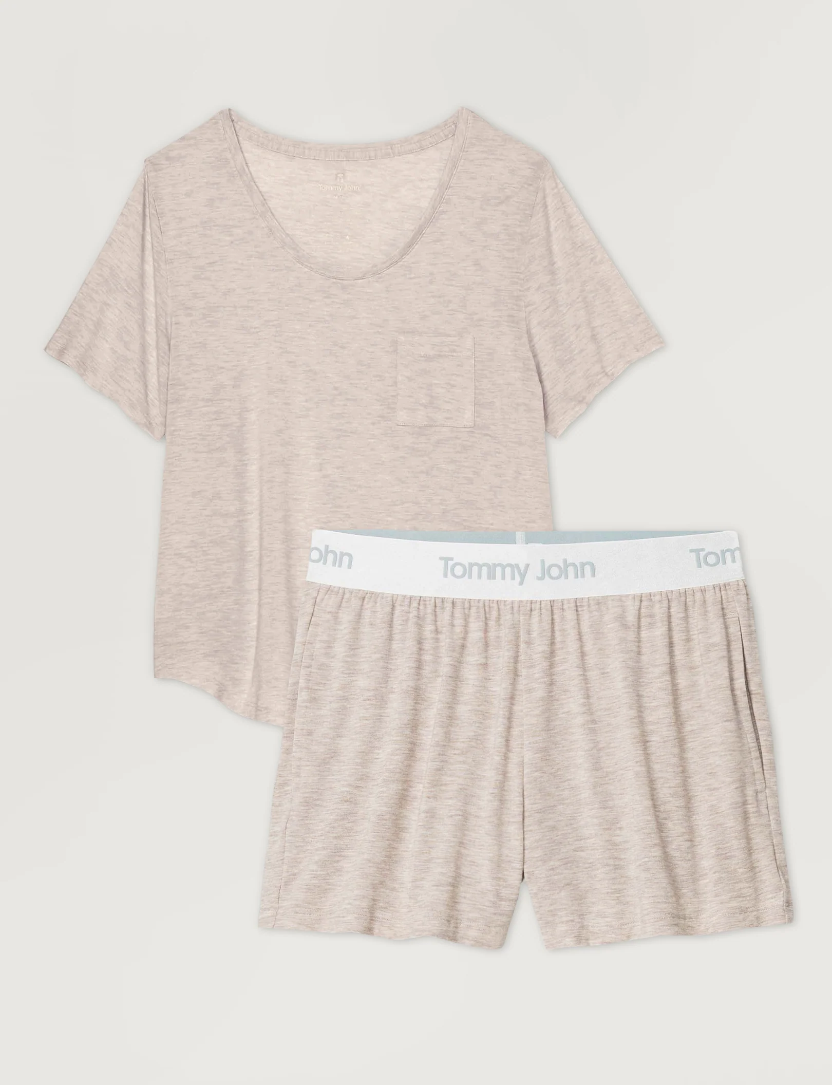 Women's Second Skin Sleep Pocket Tee & Short Set - Image 16