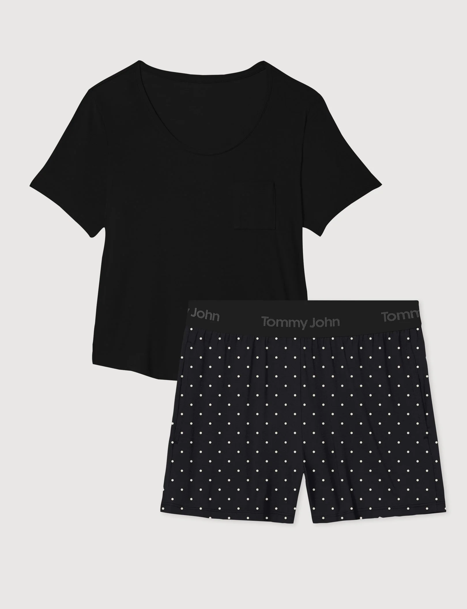 Women's Second Skin Sleep Pocket Tee & Short Set - Image 20