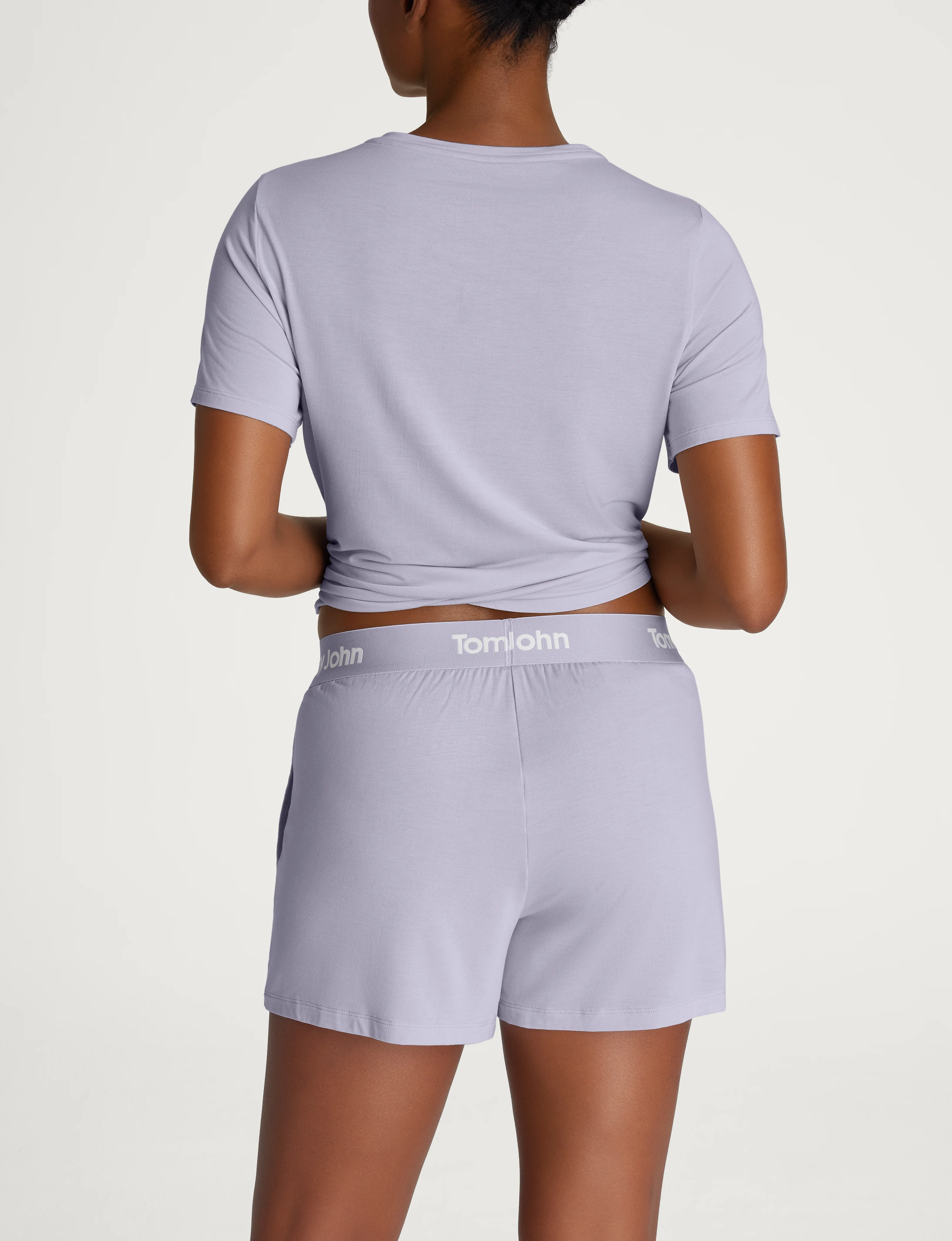 Women's Second Skin Sleep Pocket Tee & Short Set - Image 30