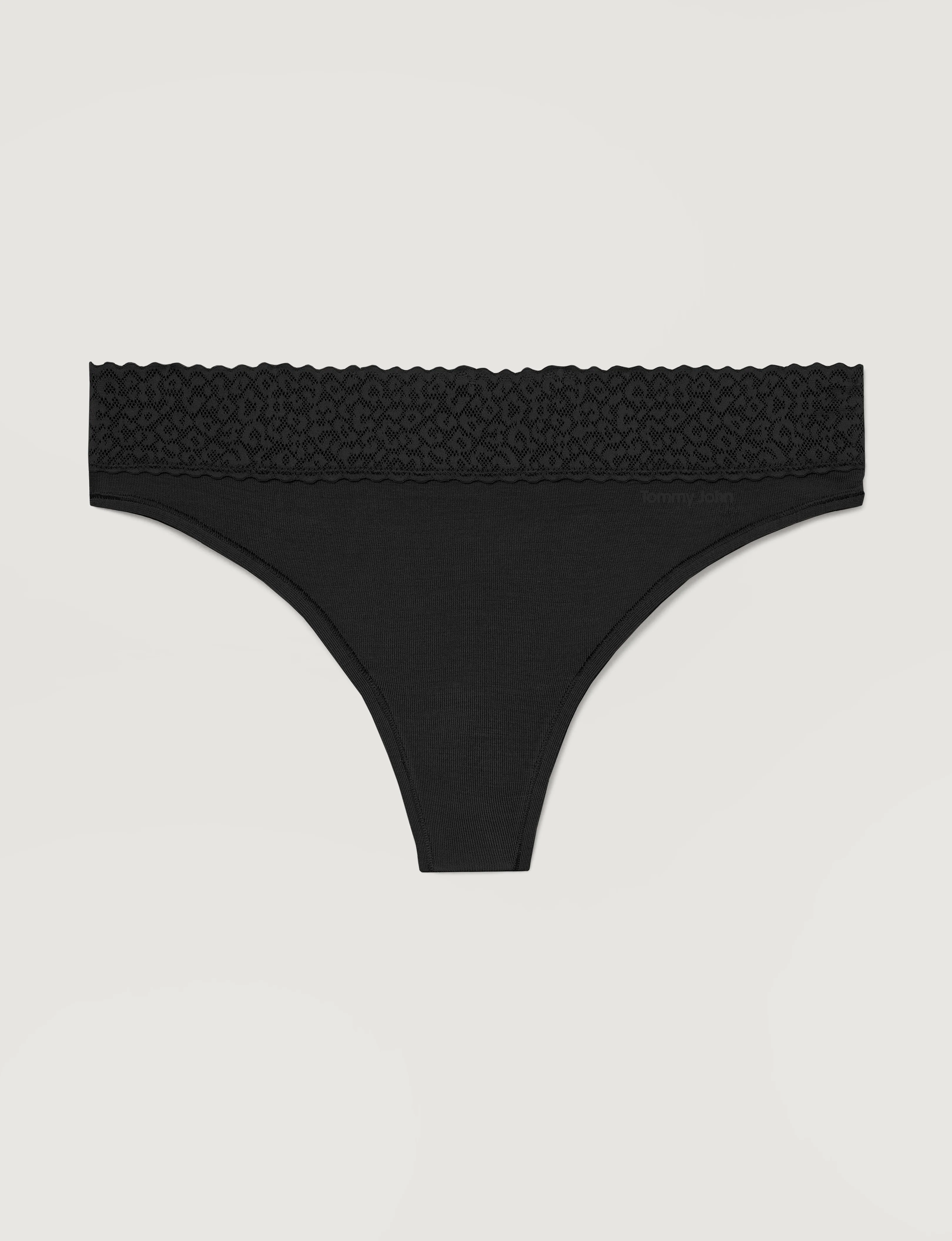 Women's Second Skin Thong, Lace Waist - Image 29