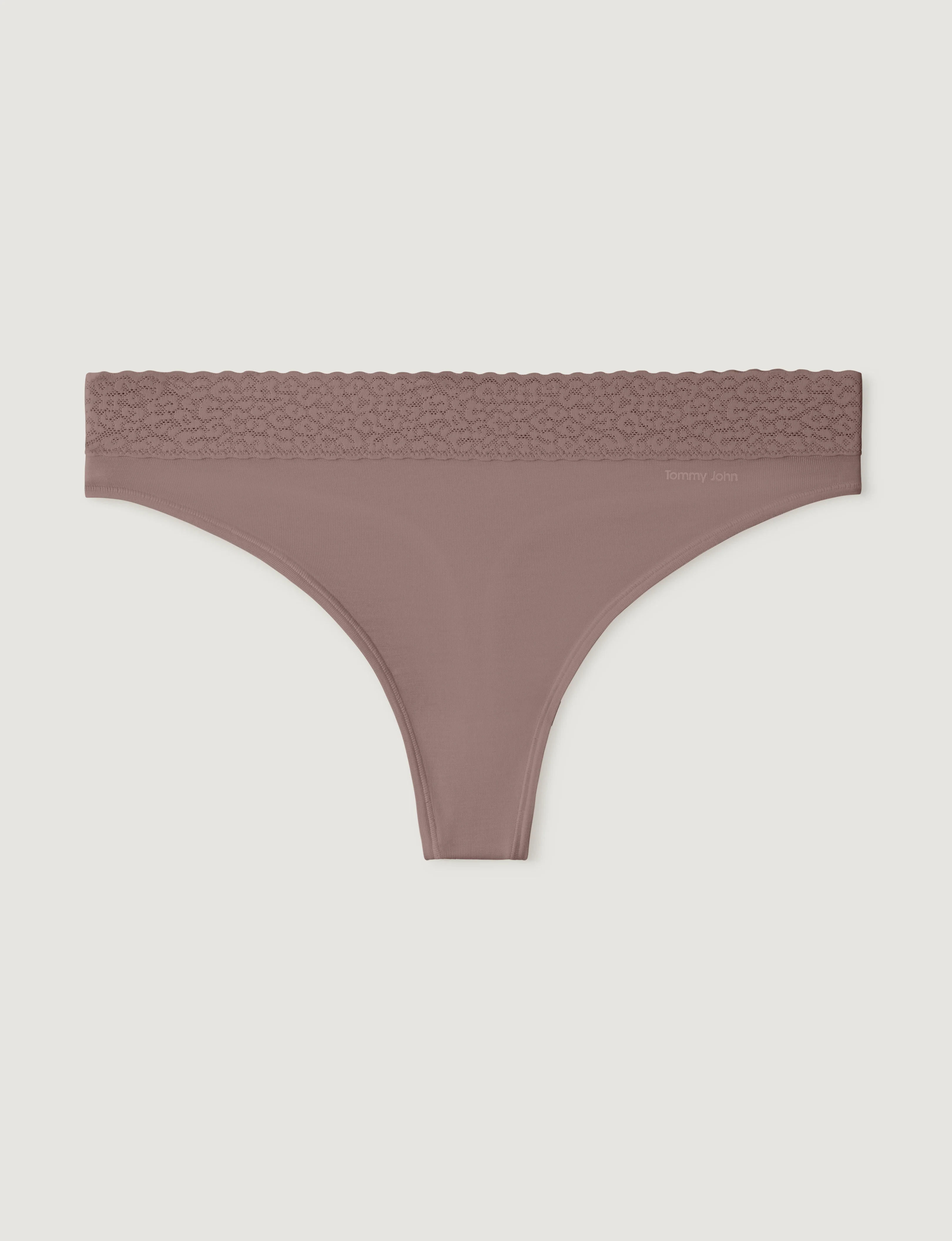 Women's Second Skin Thong, Lace Waist - Image 36