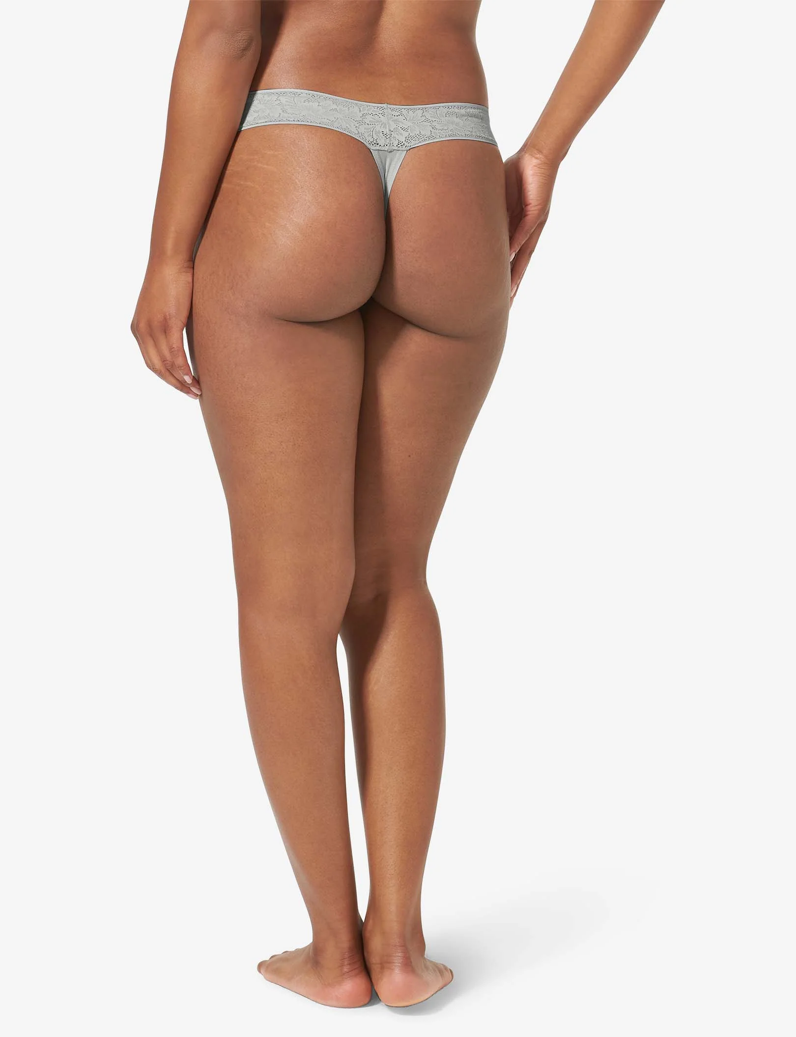 Women's Second Skin Thong, Lace Waist - Image 104