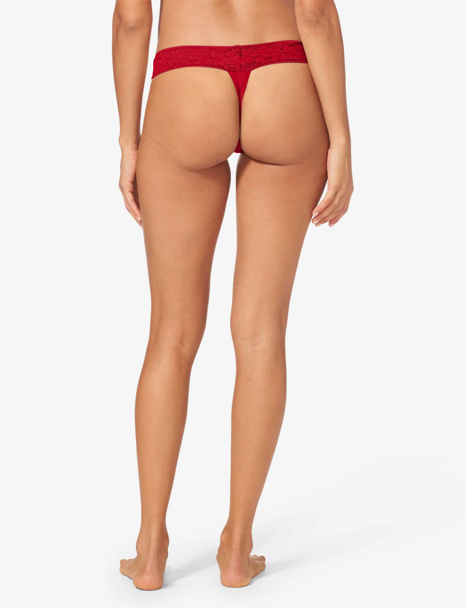 Women's Second Skin Thong, Lace Waist - Image 117