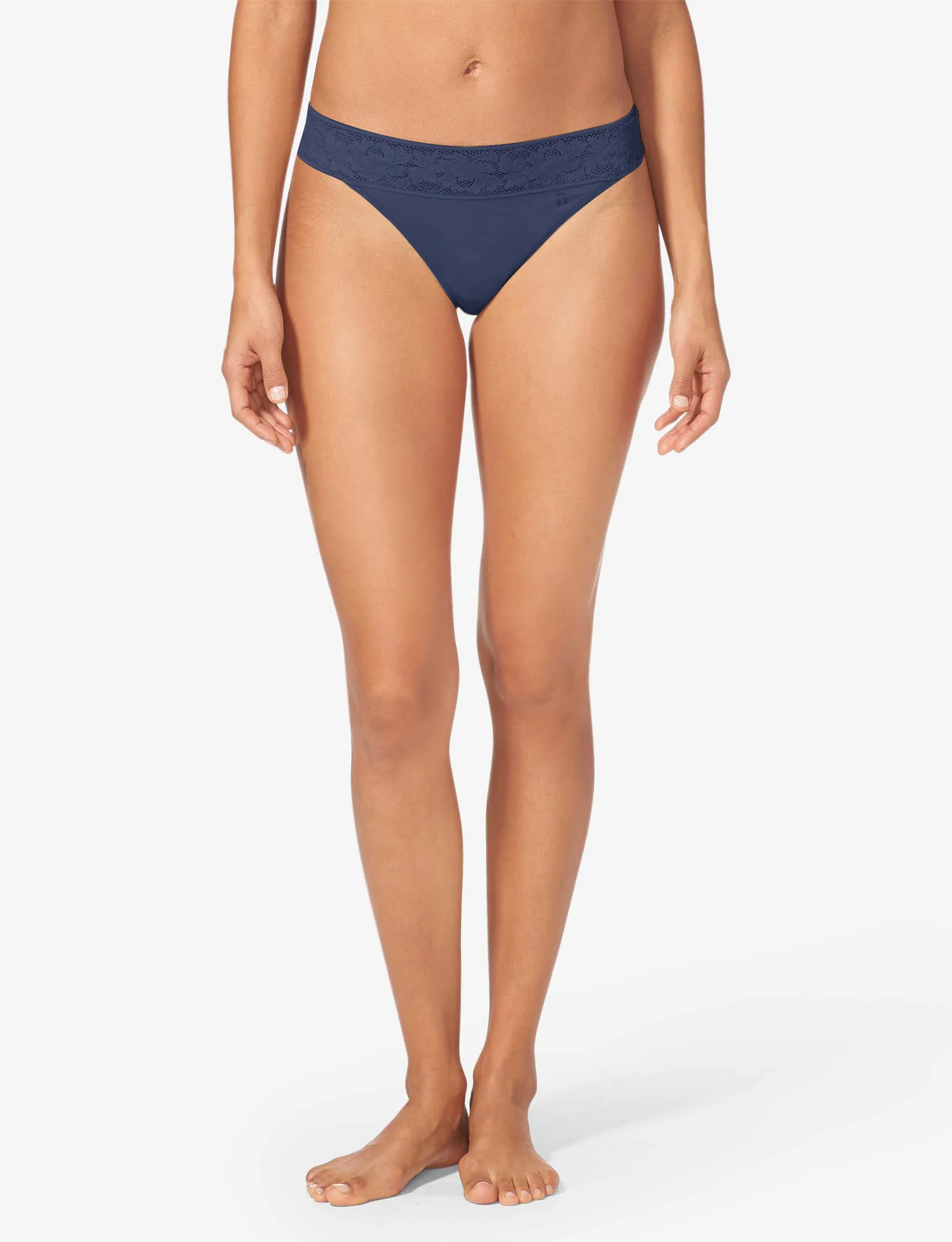 Women's Second Skin Thong, Lace Waist - Image 131