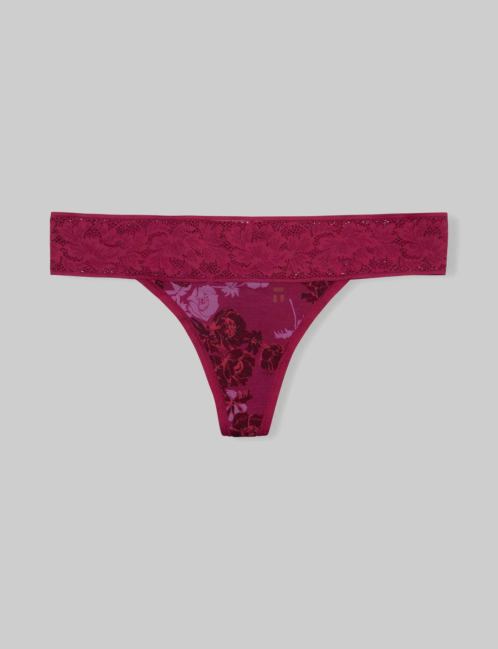 Women's Second Skin Thong, Lace Waist - Image 64