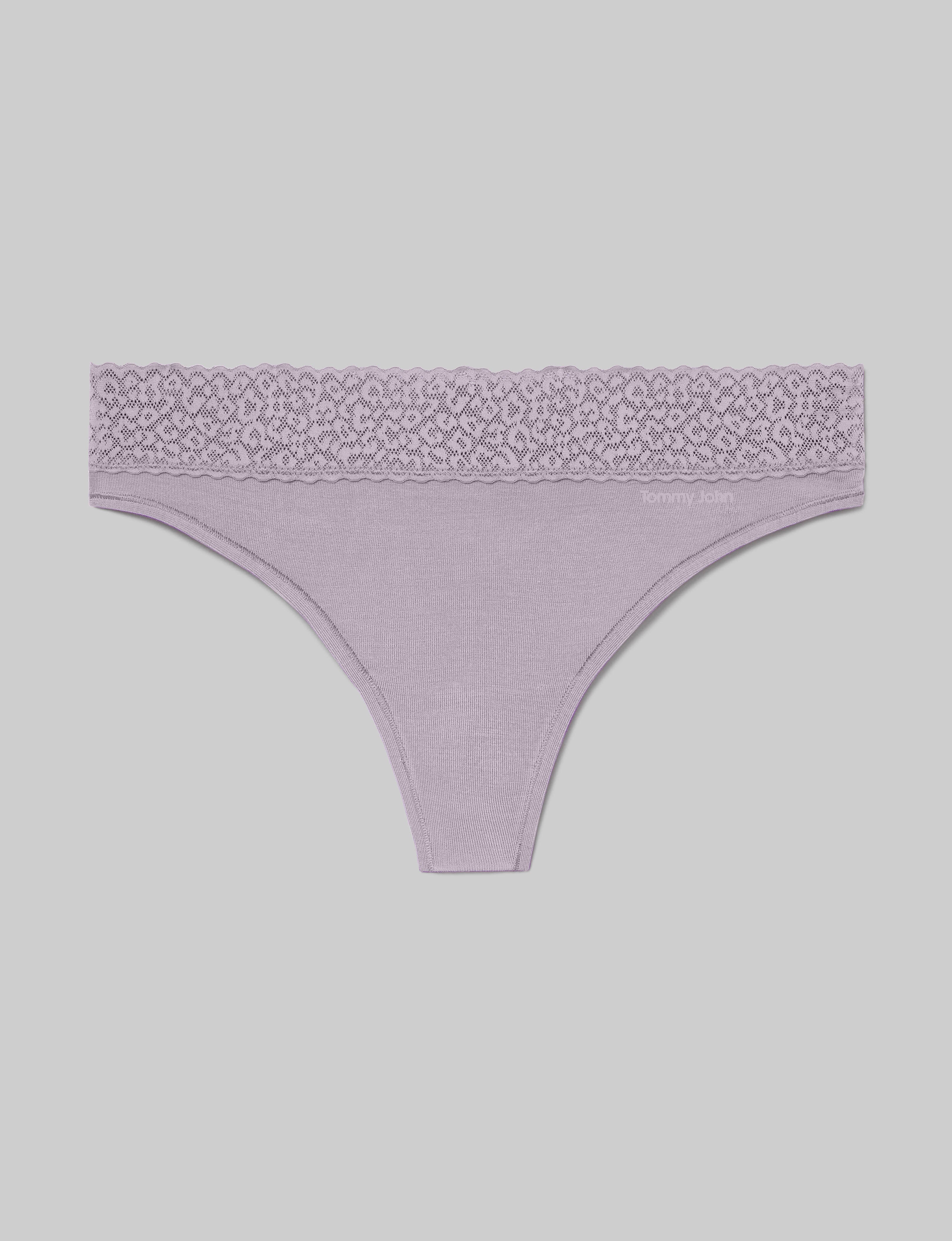 Women's Second Skin Thong, Lace Waist - Image 8