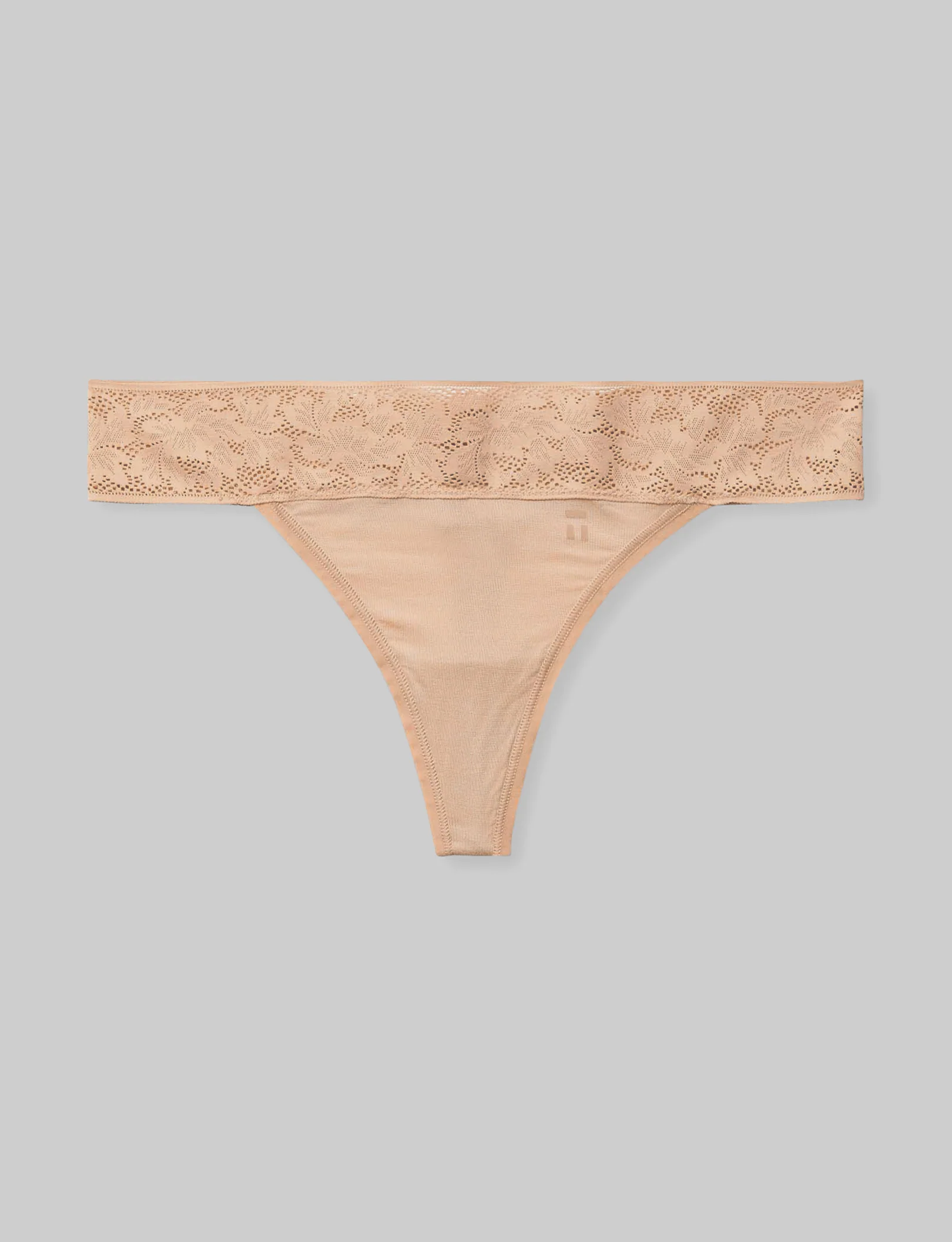 Women's Second Skin Thong, Lace Waist - Image 7