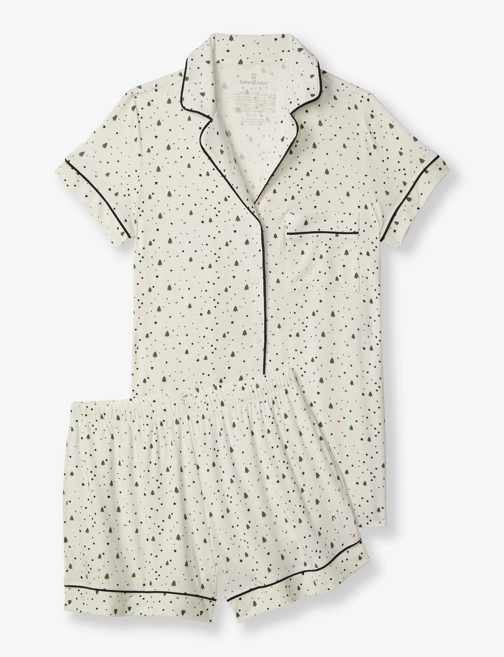 Women's Downtime Pajama Top & Short Set - Image 107