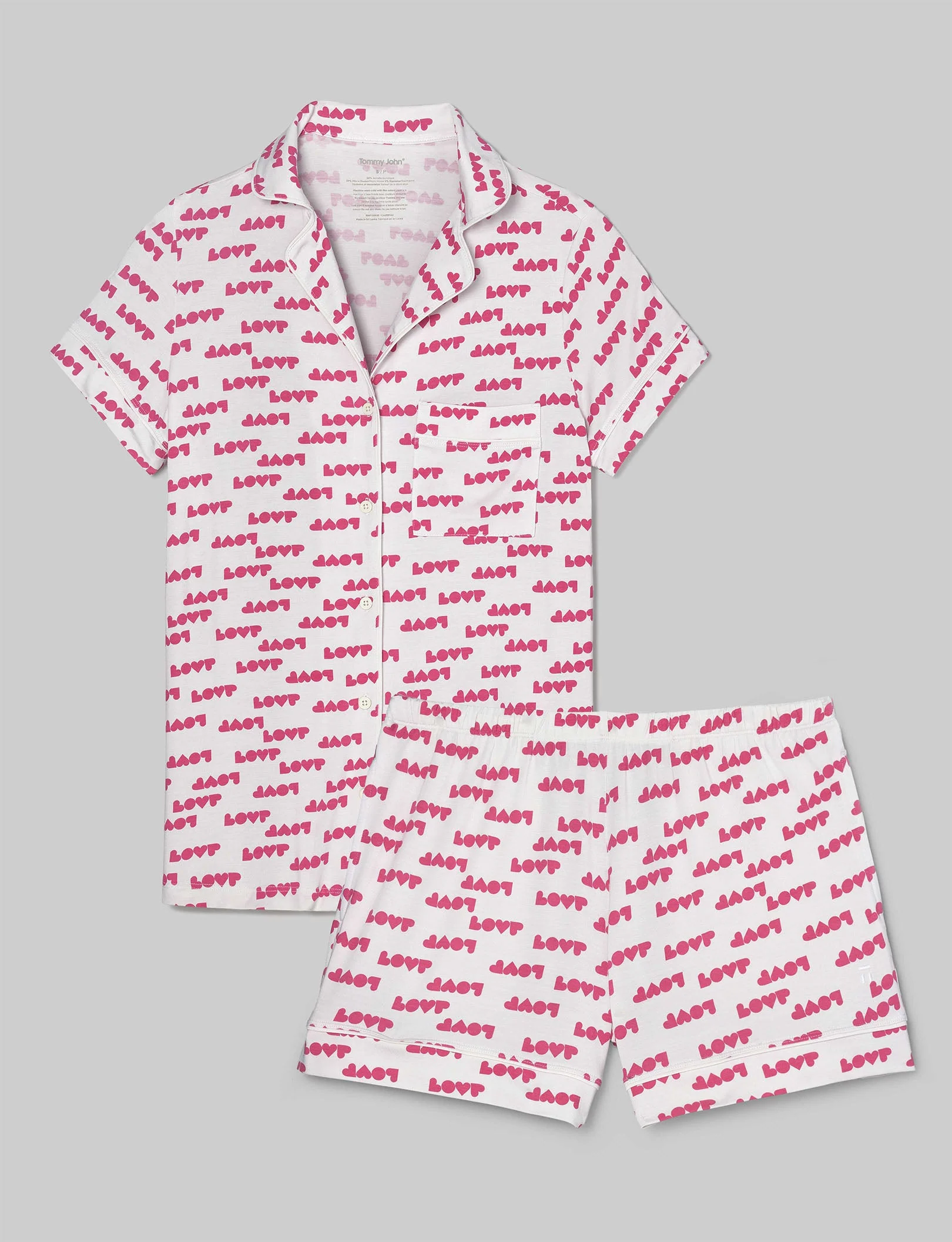 Women's Downtime Pajama Top & Short Set - Image 11