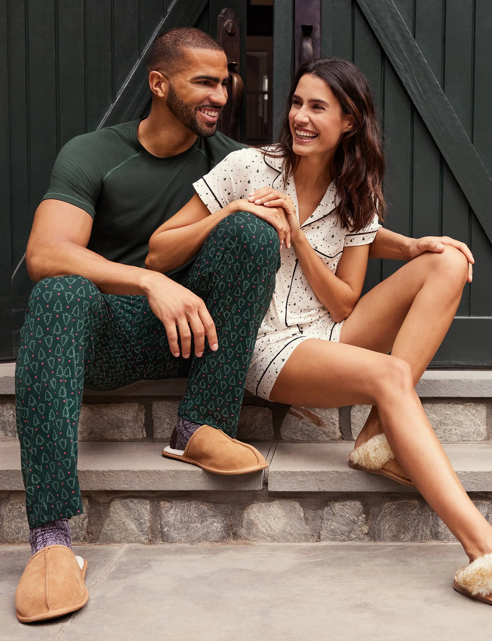 Women's Downtime Pajama Top & Short Set - Image 113