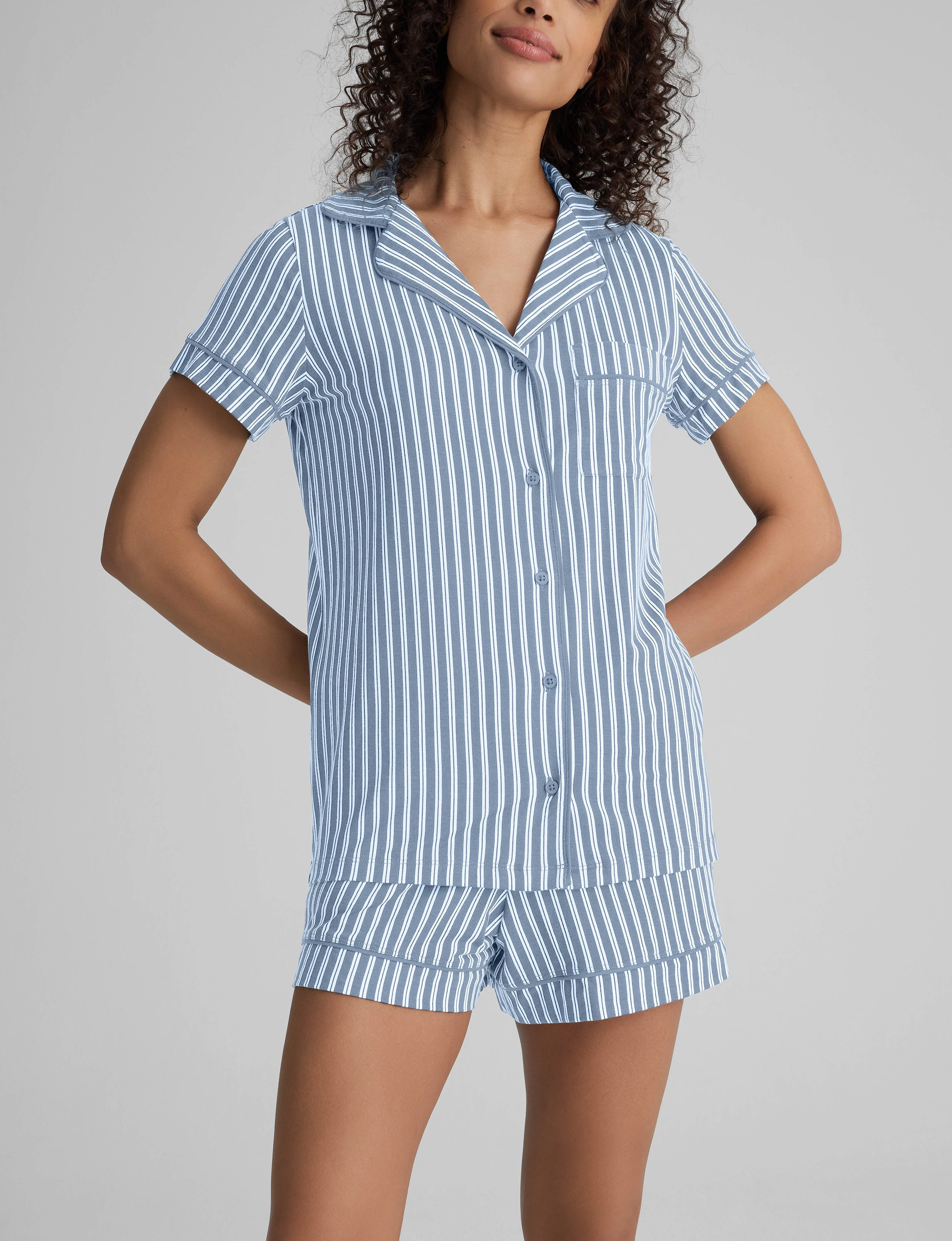 Women's Downtime Pajama Top & Short Set - Image 24
