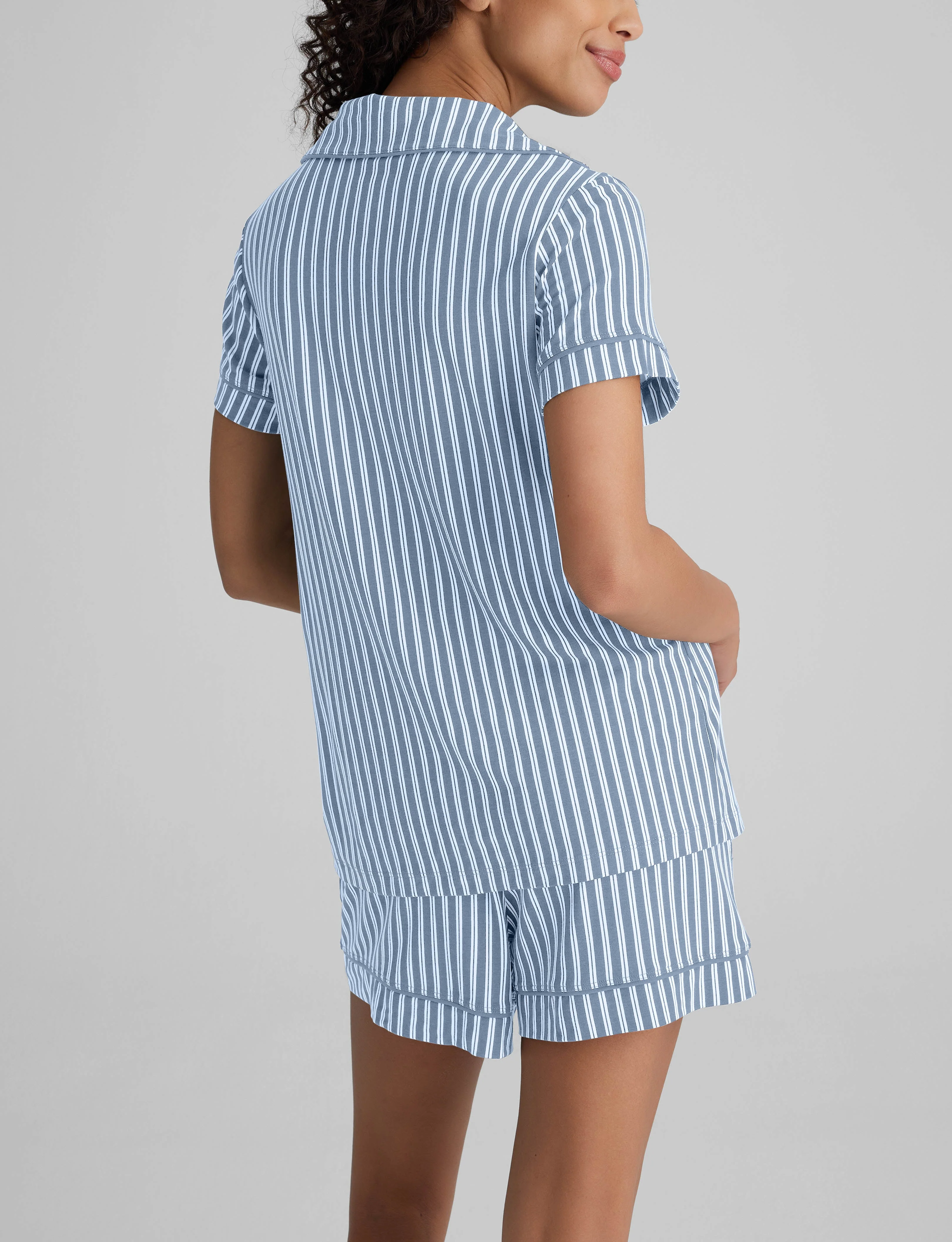 Women's Downtime Pajama Top & Short Set - Image 25