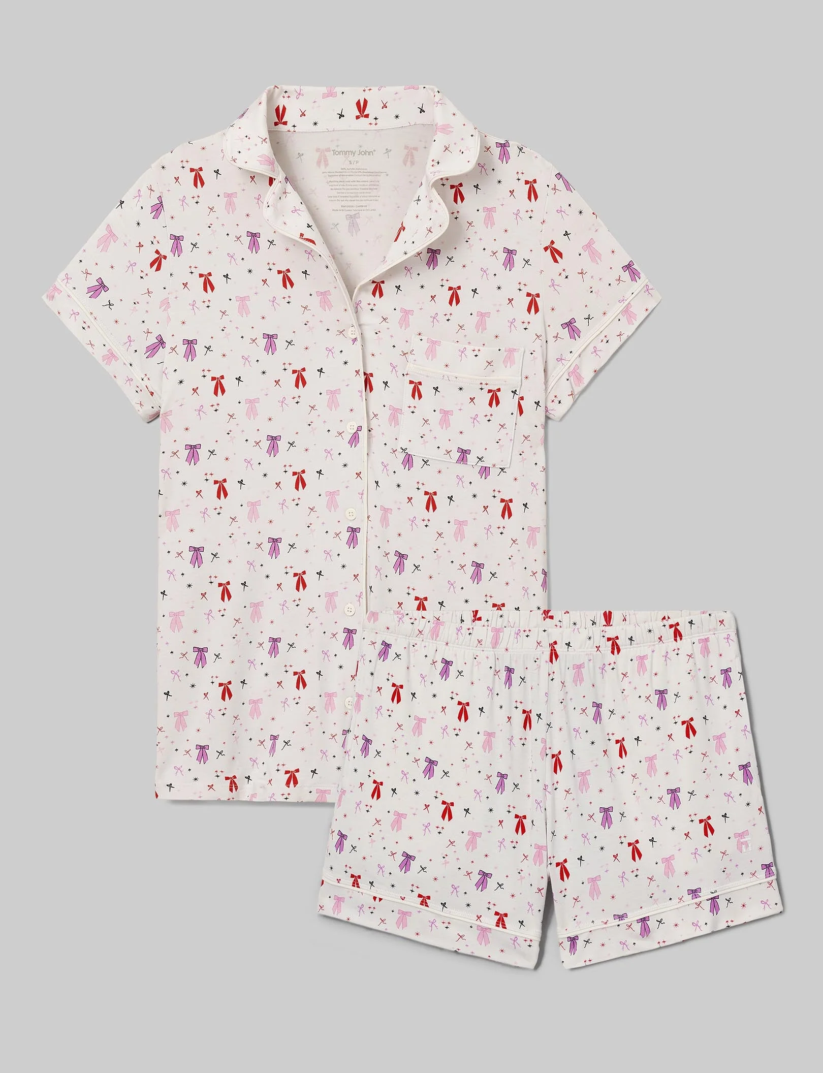 Women's Downtime Pajama Top & Short Set - Image 56